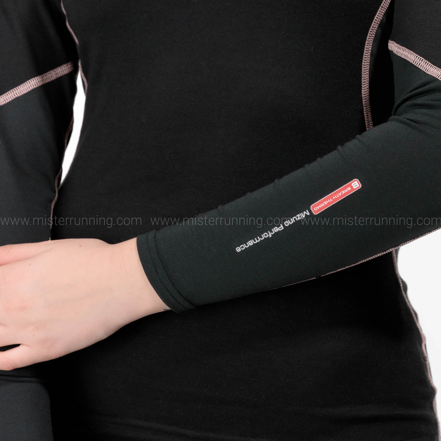 Mizuno Merino Wool Maglia Black/Apricot Blush