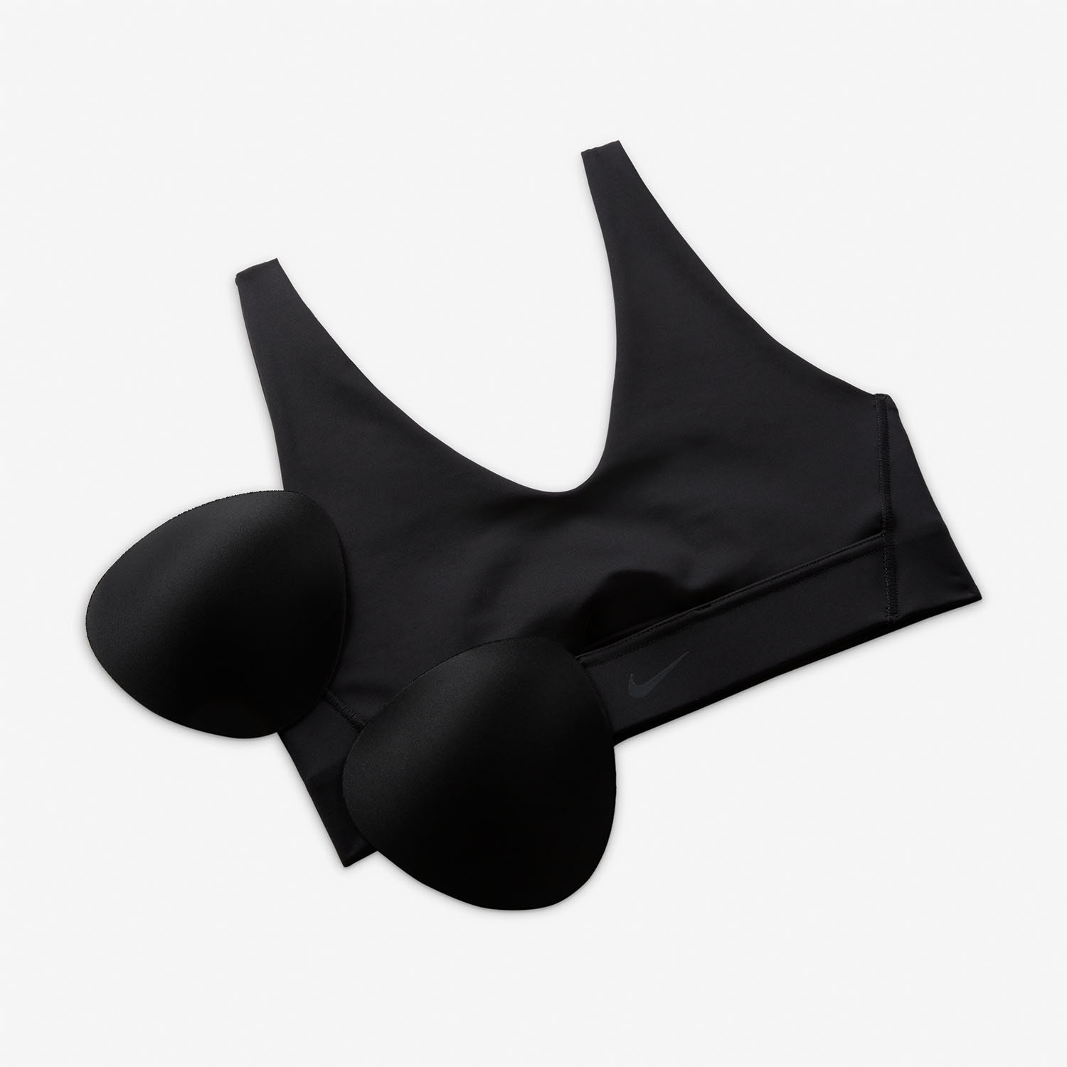 Nike Dri-FIT Indy Reggiseno Sportivo Black/Dark Smoke Grey