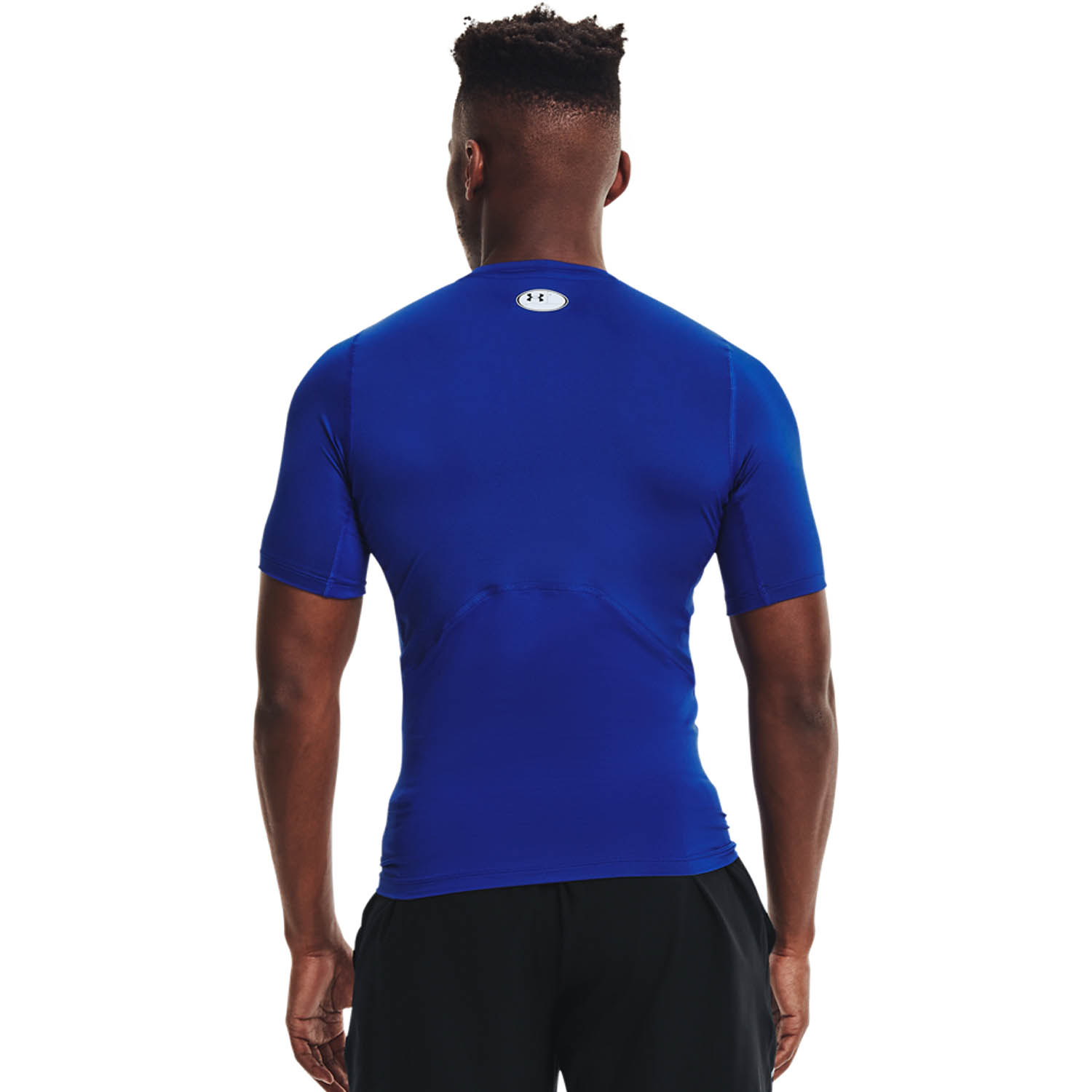 Under Armour HeatGear Compression Logo Maglietta Royal/White