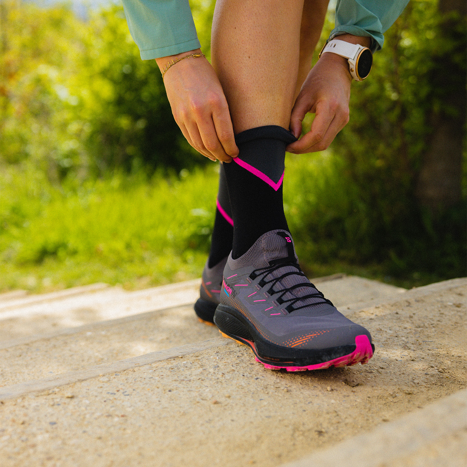 Salomon Pulsar Trail Pro 2 Plum Kitten/Black/Pink Glo