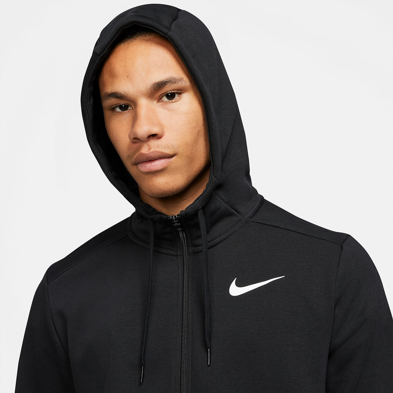 Nike Dri-FIT Logo Felpa Black/White