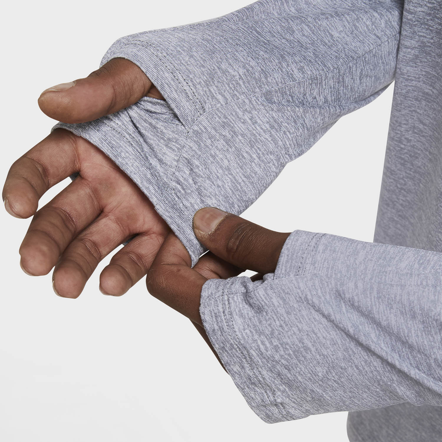 Nike Dri-FIT Element Logo Maglia Smoke Grey Fog/Reflective Silver