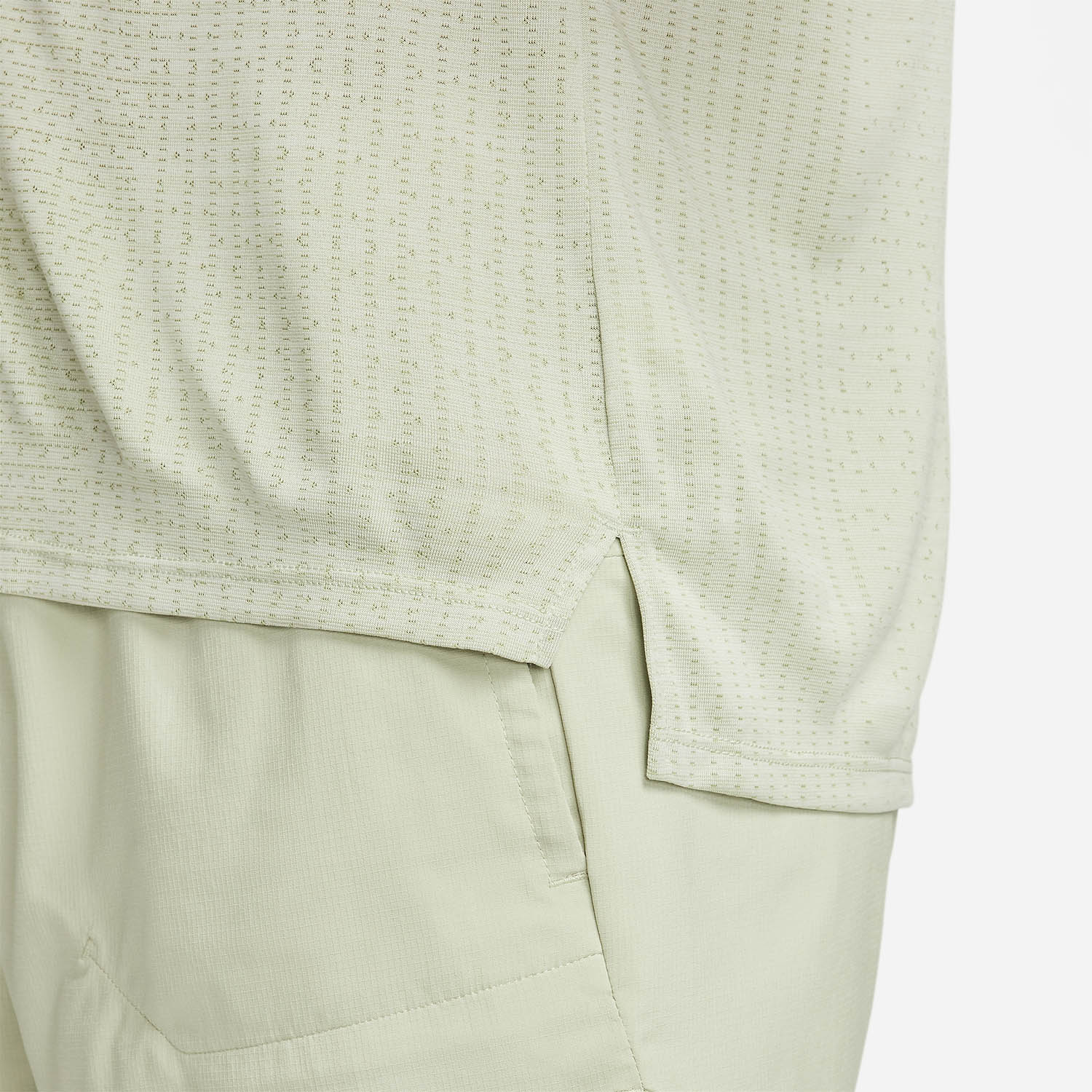 Nike Dri-FIT ADV Techknit Ultra Maglietta Olive Aura/Sea Glass/Reflective Silver