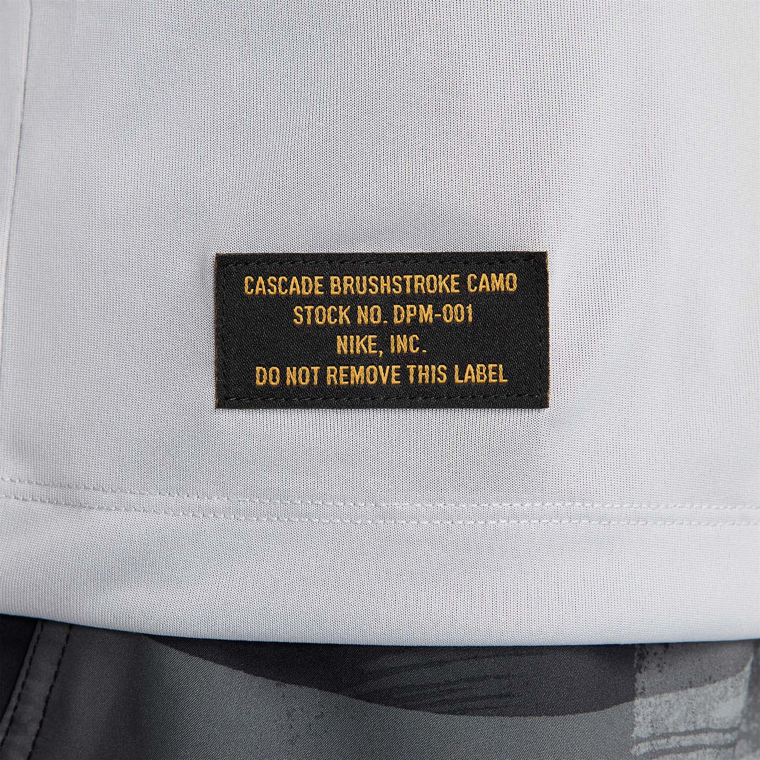 Nike Dri-FIT Camo Maglietta Light Smoke Grey