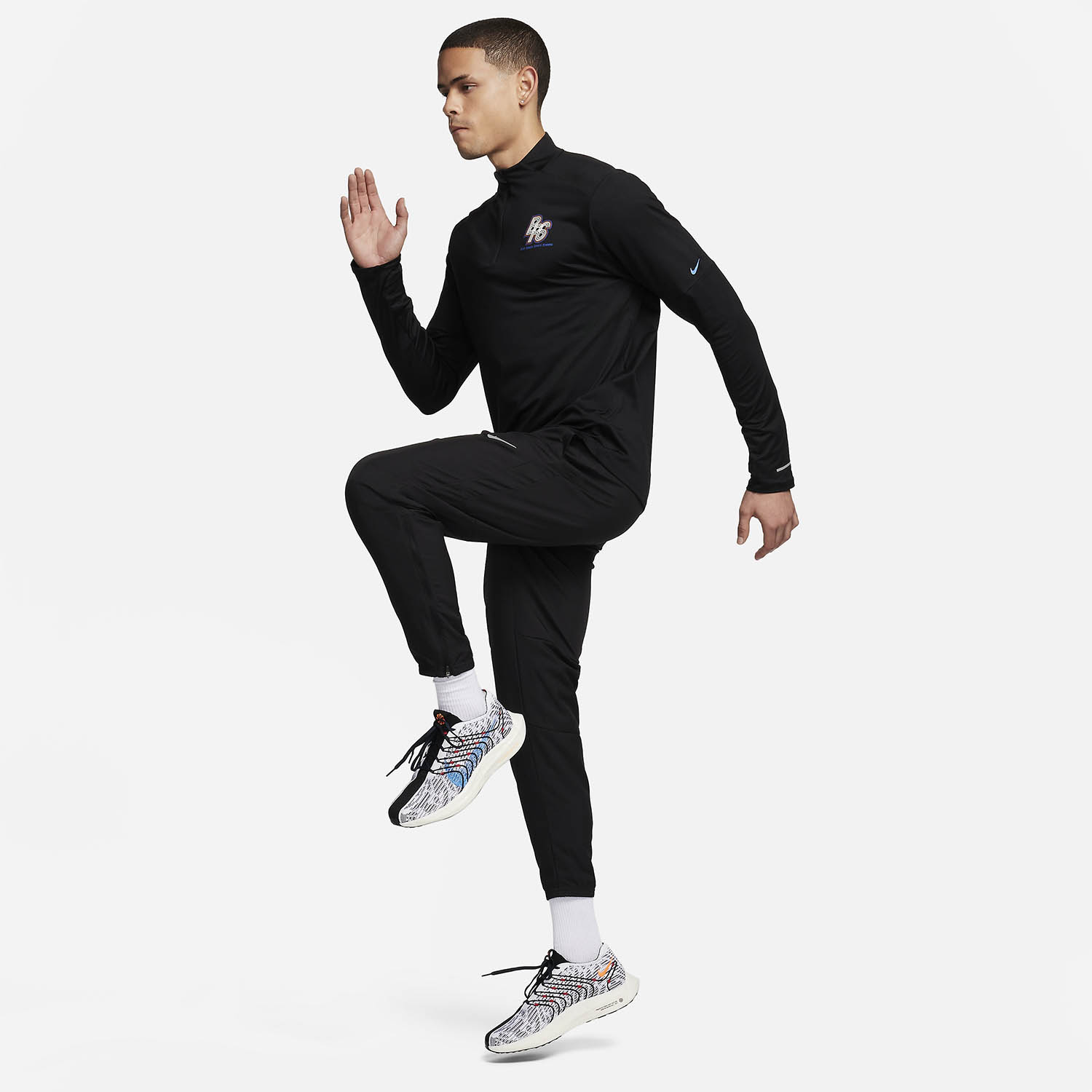 Nike Dri-FIT Element Energy BRS Maglia Black/Hyper Royal