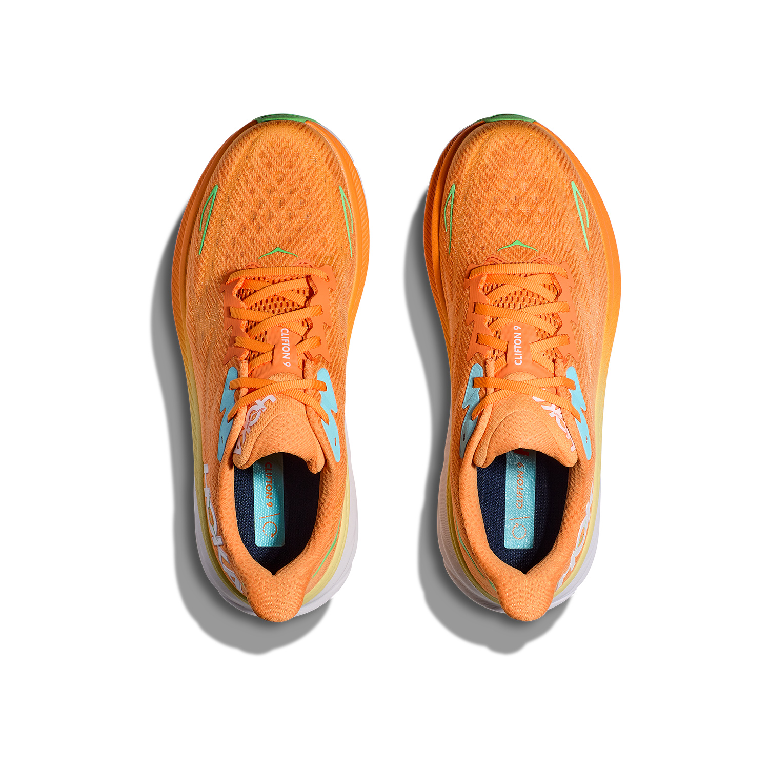 Hoka Clifton 9 Wide Solar Flare/Sherbet