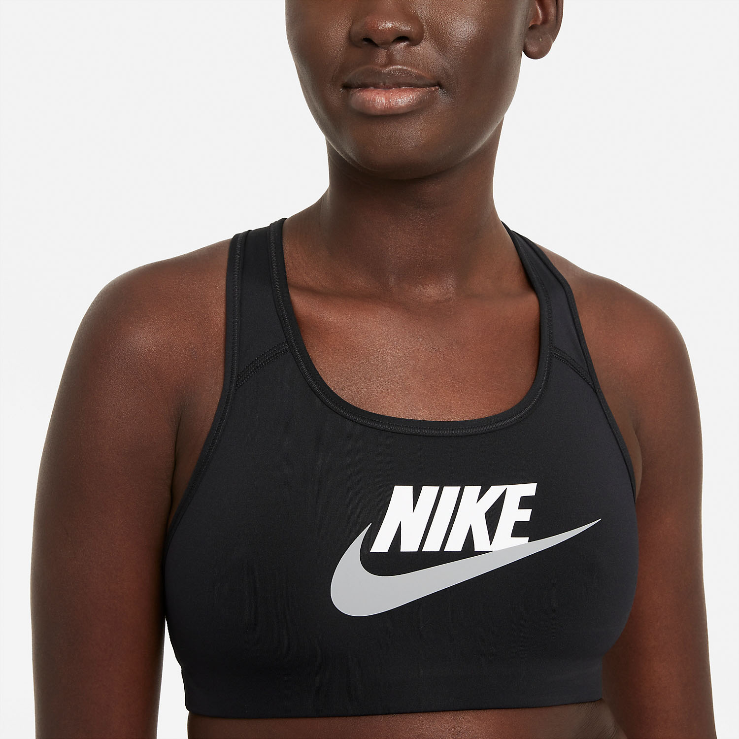 Nike Futura Reggiseno Sportivo Black/White/Particle Grey