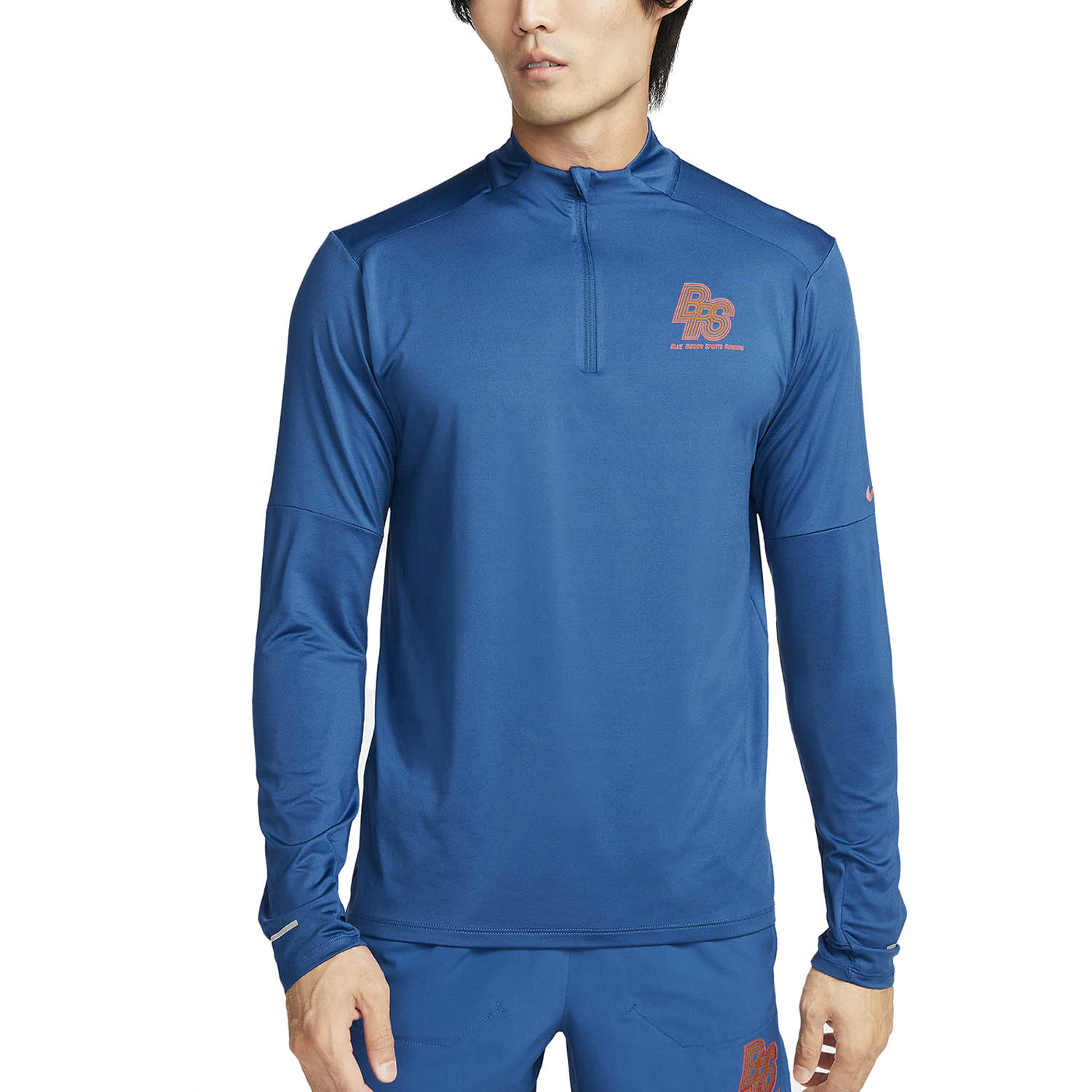 Nike Dri-FIT Element Energy BRS Maglia Court Blue/Safety Orange