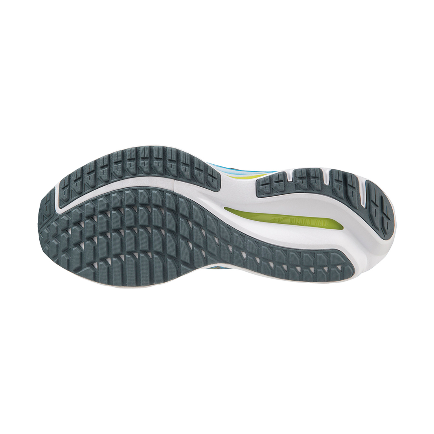Mizuno Wave Inspire 19 Ghost Gray/Jet Blue/Bolt 2 Neon