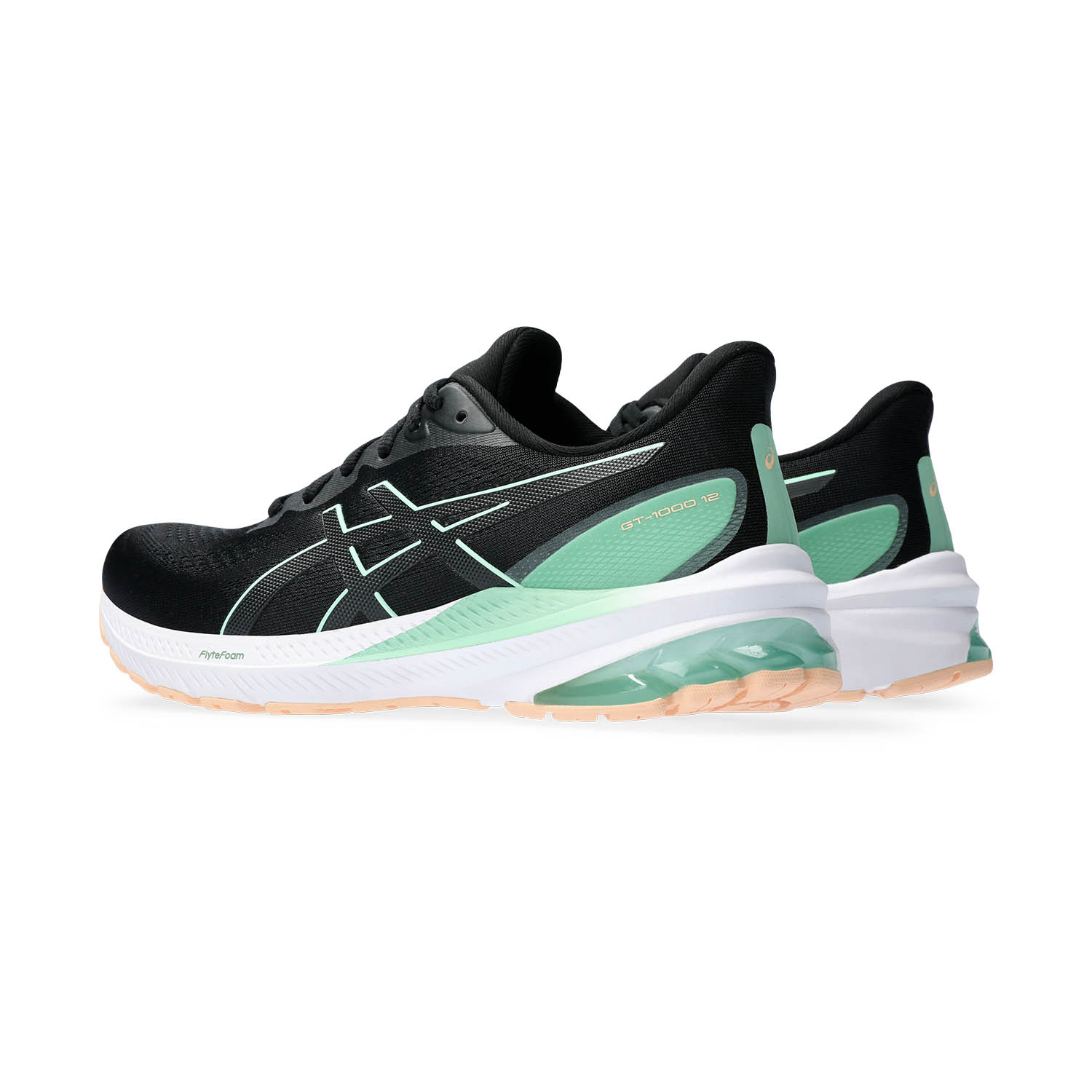Asics GT 1000 12 Black/Mint Tint