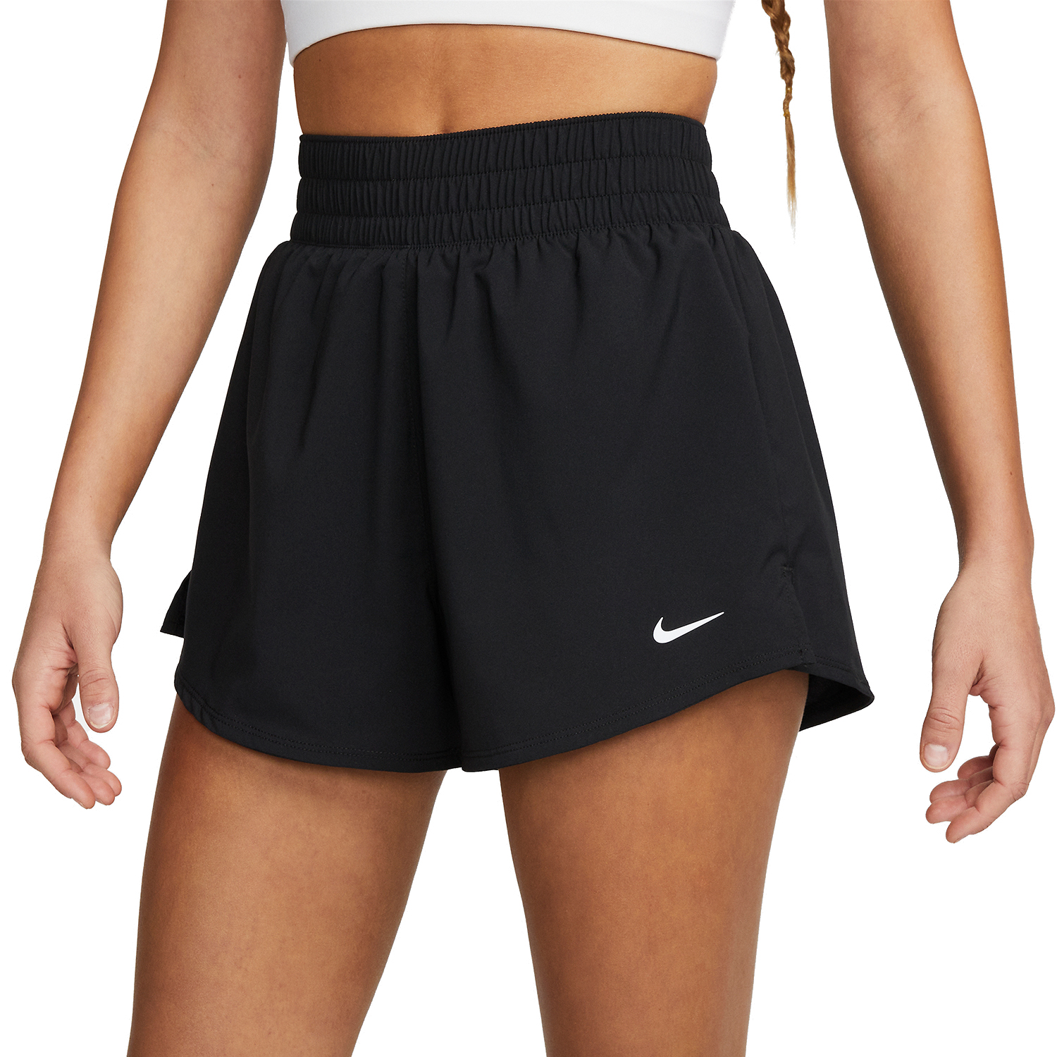 Nike Dri-FIT One 2 in 1 3in Pantaloncini Black/Reflective Silver