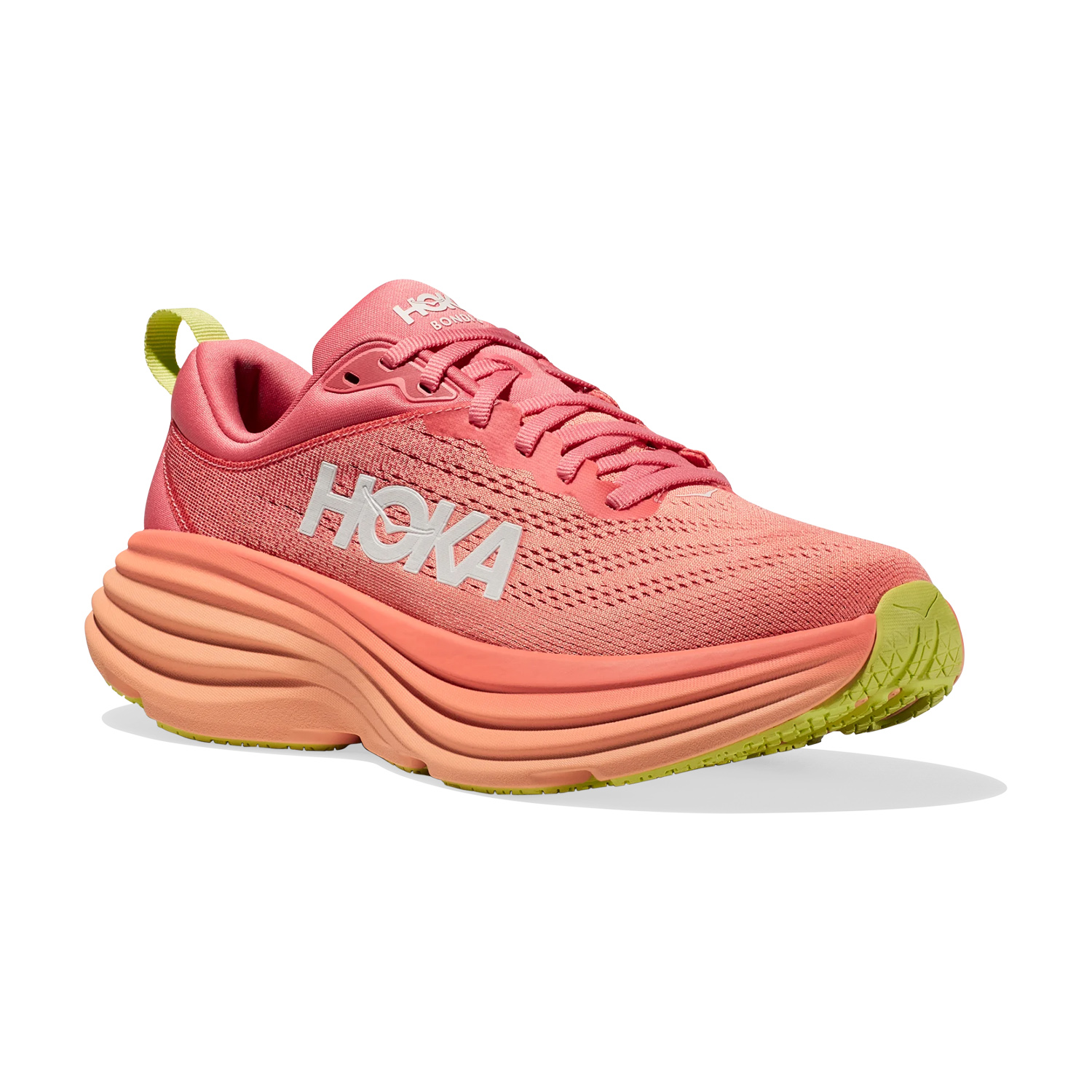 Hoka Bondi 8 Coral/Papaya