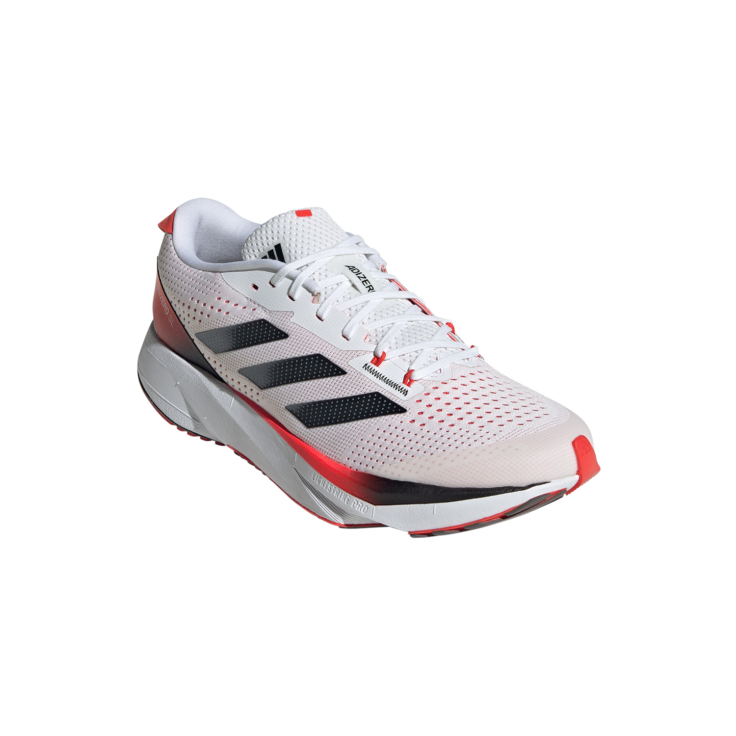 adidas adizero SL Cloud White/Core Black/Bried Red