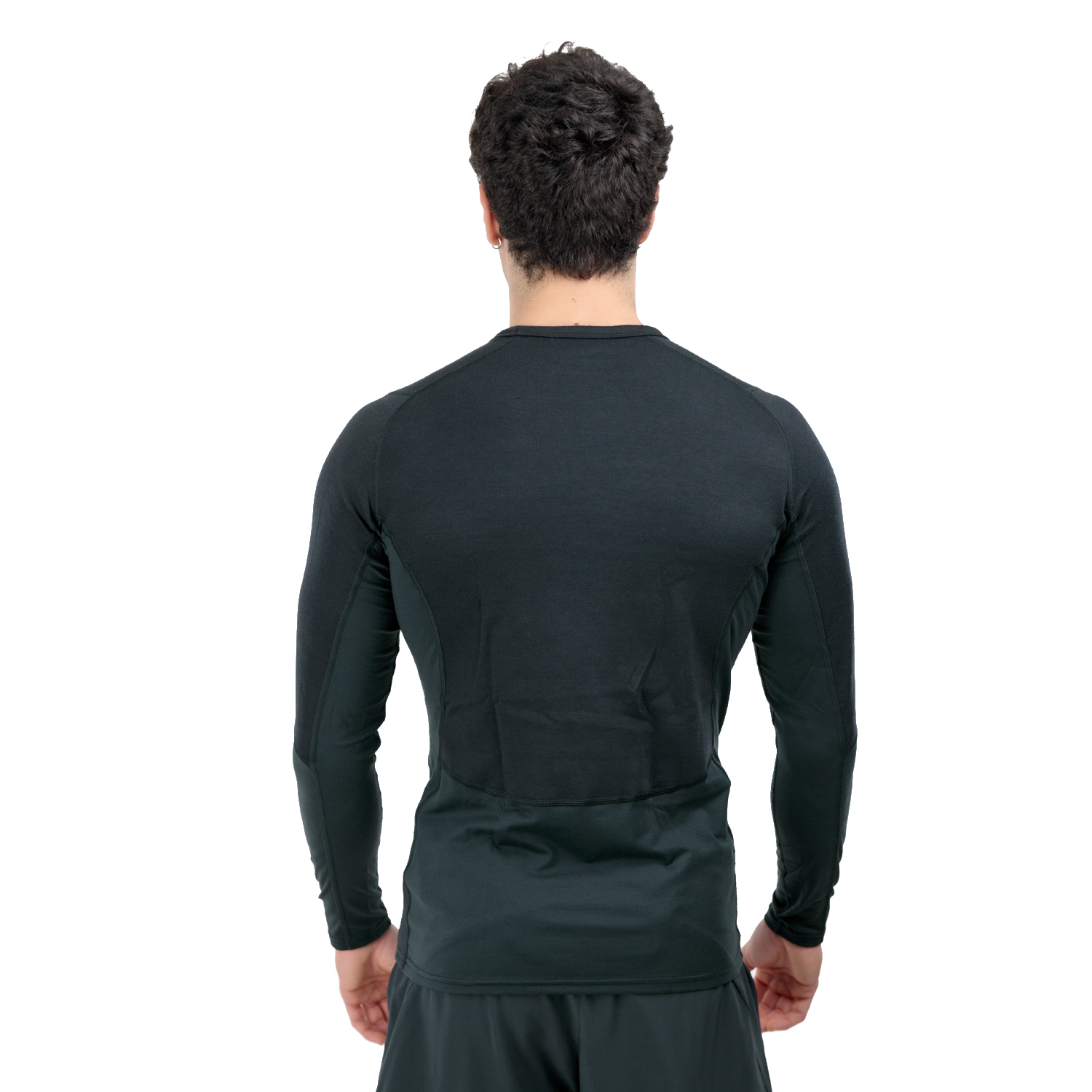 Mizuno Merino Wool Crew Maglia Black