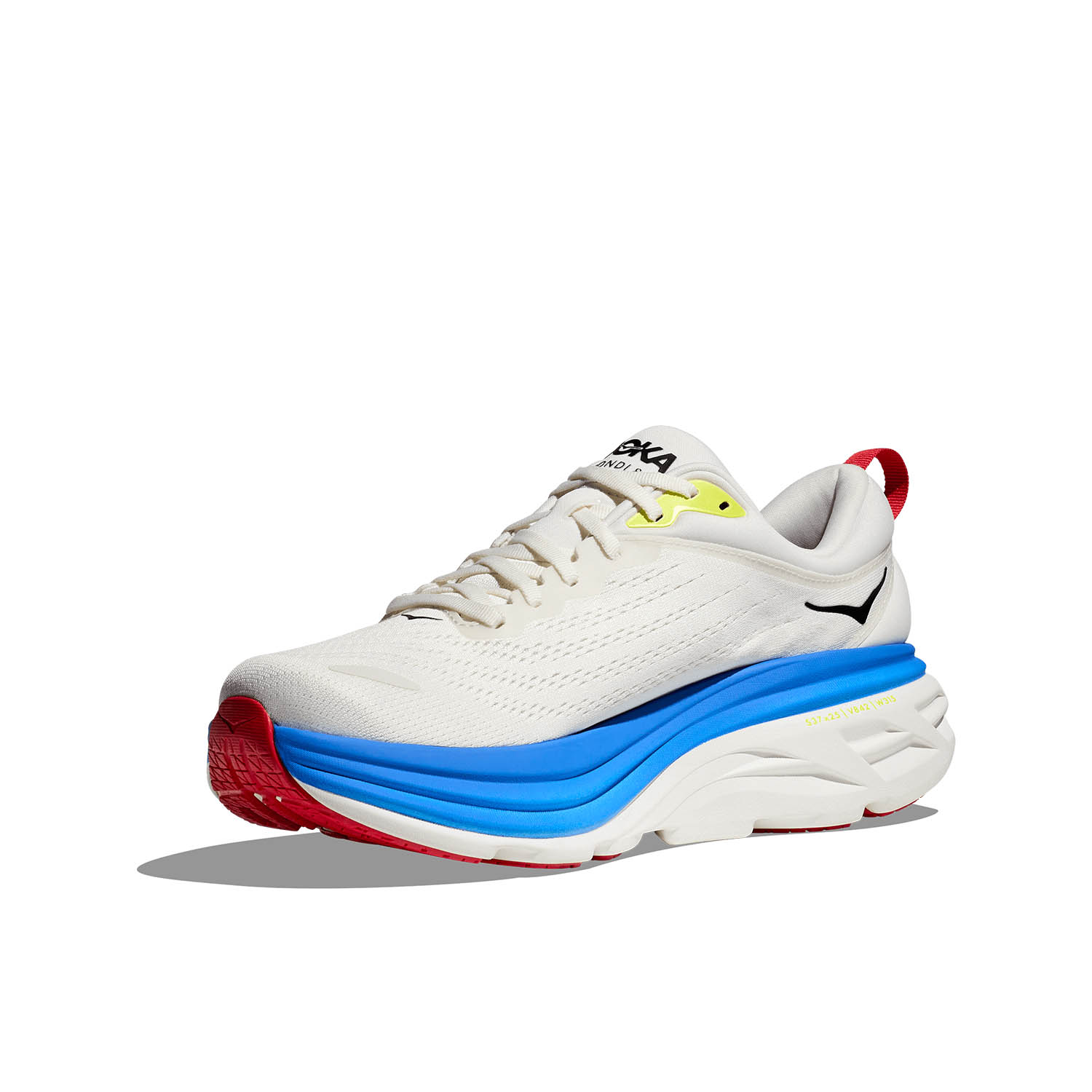 Hoka Bondi 8 Blanc De Blanc/Virtual Blue