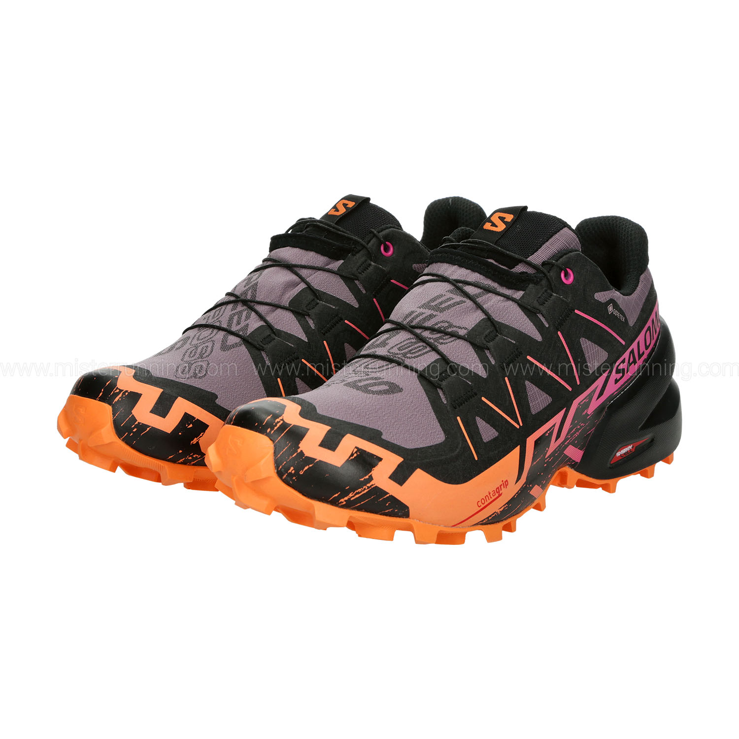 Salomon Speedcross 6 GTX Moonscape/Black/Bird Of Paradise