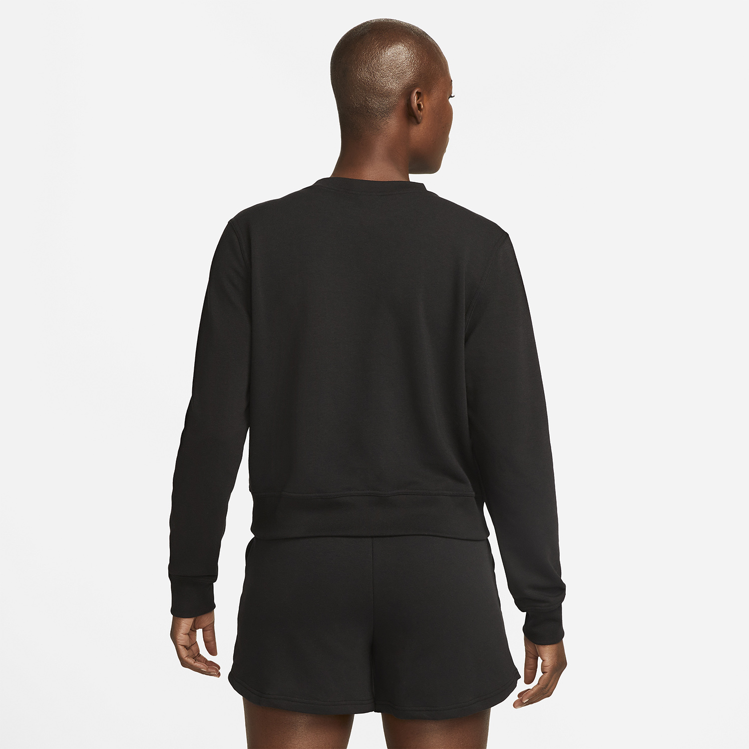 Nike Dri-FIT One Crew Felpa Black/White