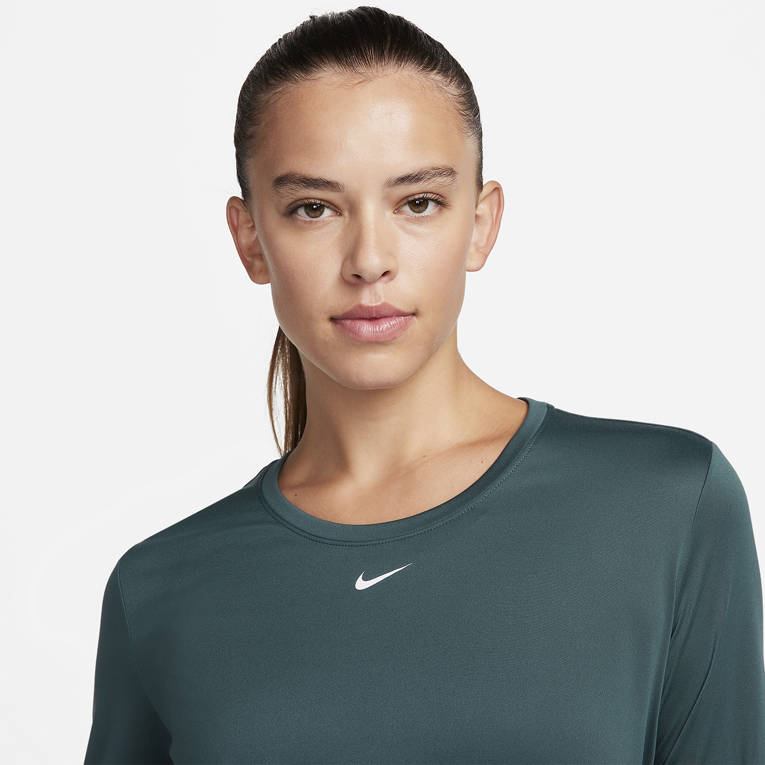 Nike Dri-FIT One Maglia Deep Jungle/White