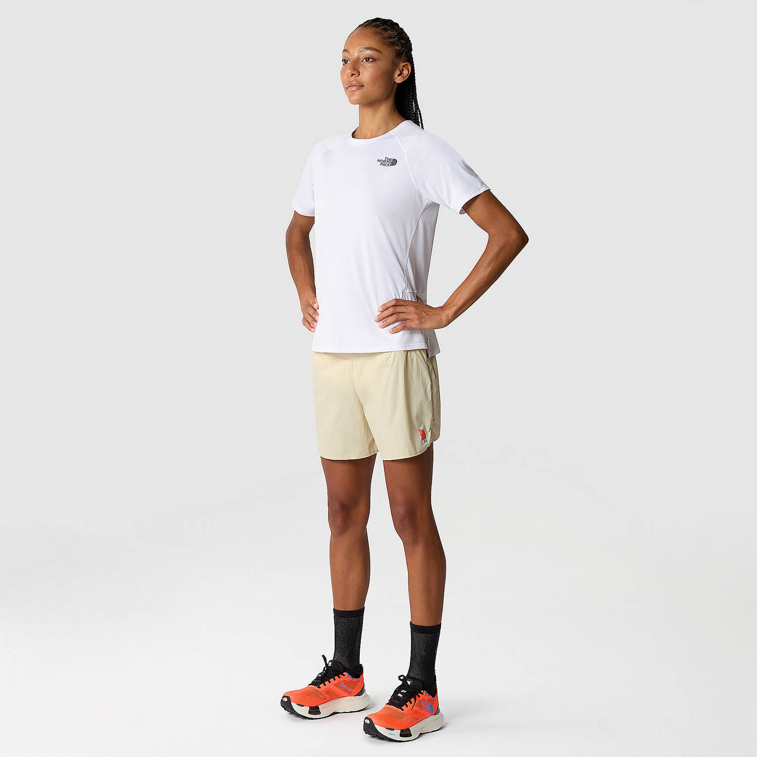 The North Face Summit High Maglietta TNF White/Optical Blue