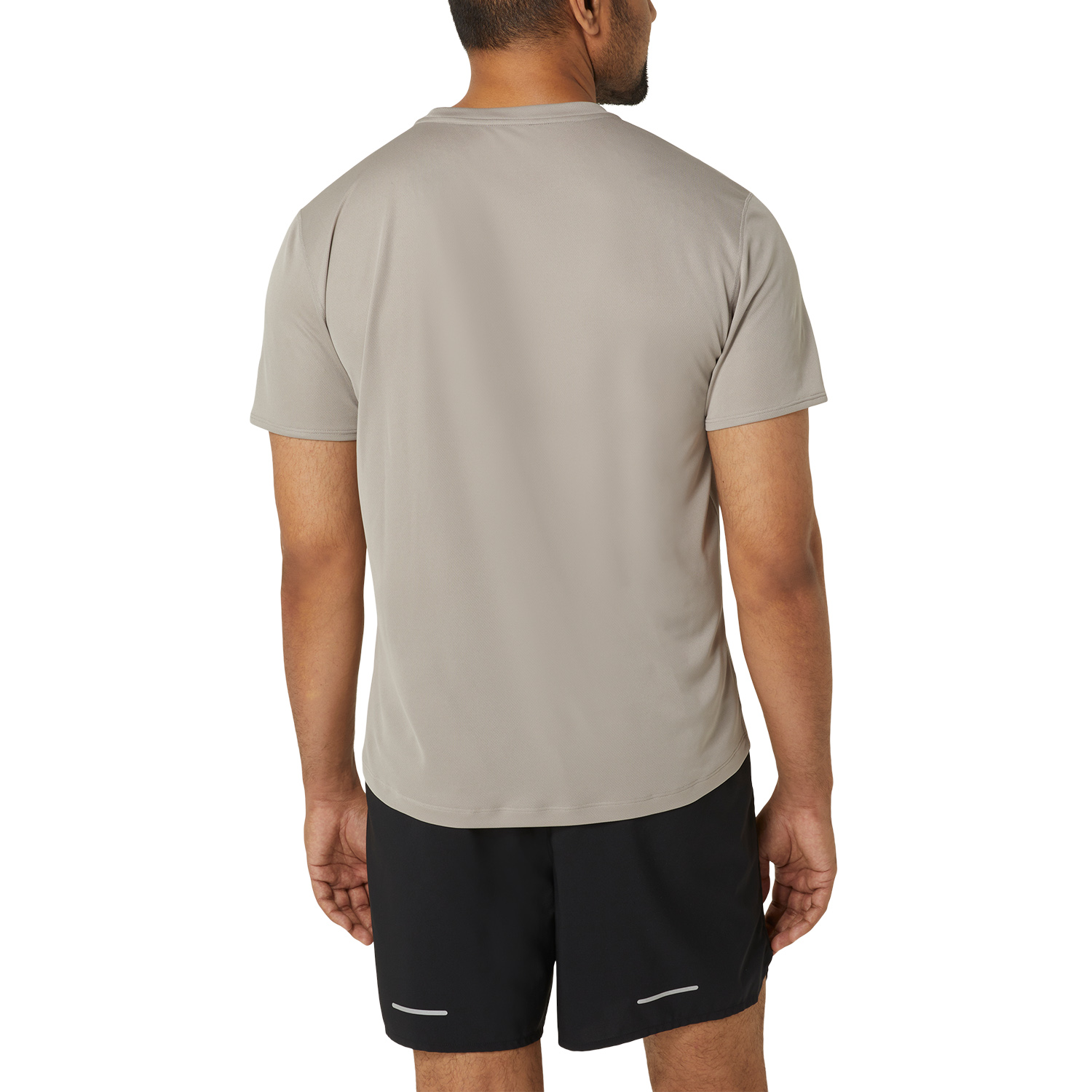 Asics Fujitrail Logo Maglietta Moonrock/Mantle Green/Oatmeal