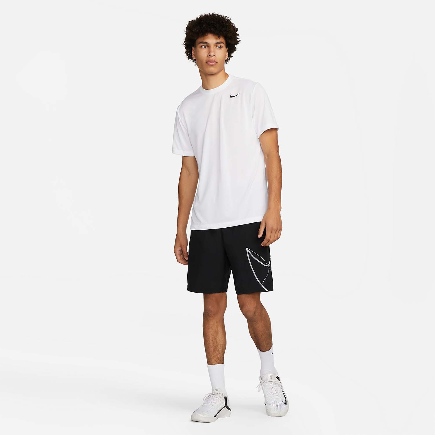 Nike Dri-FIT Legend Maglietta White/Black