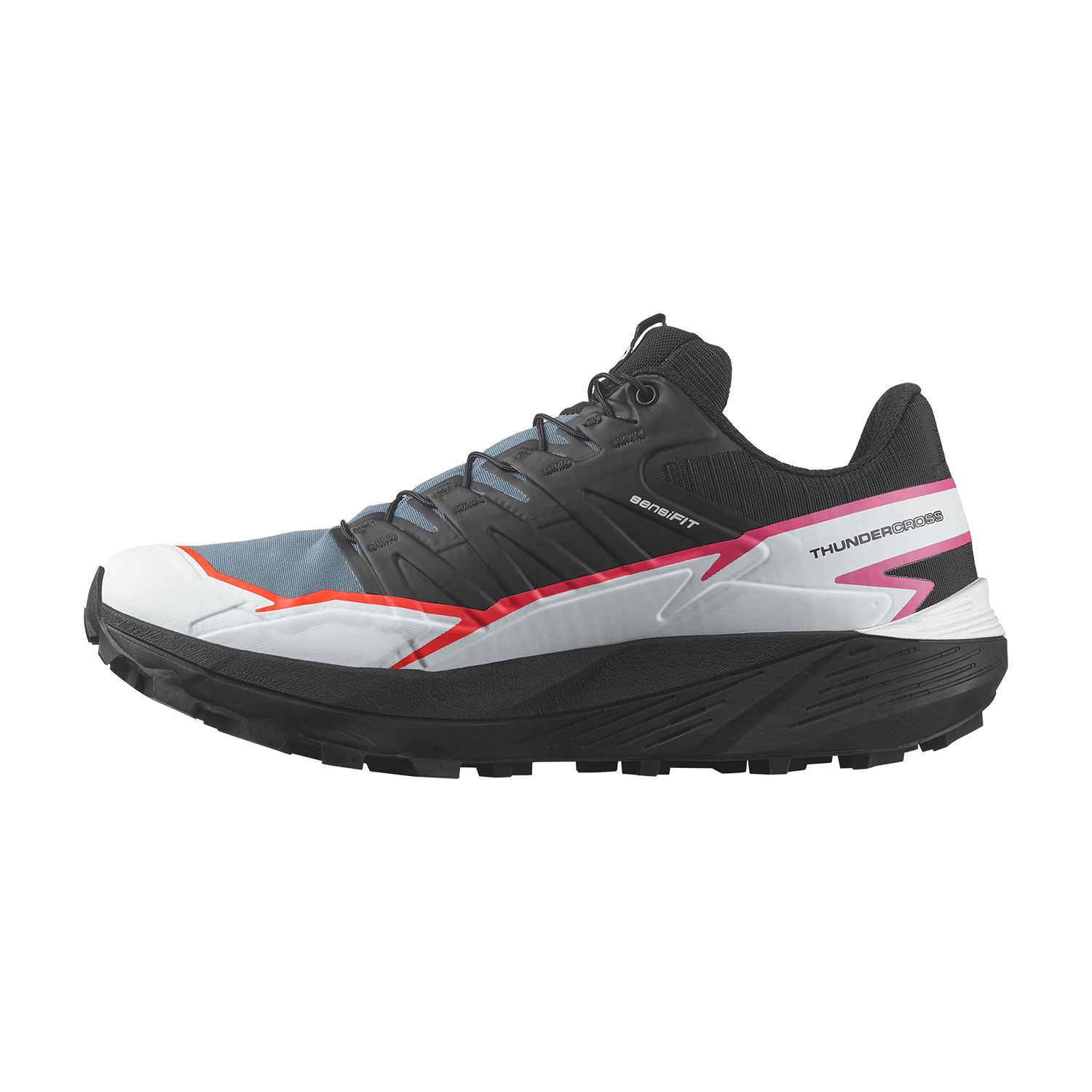Salomon Thundercross Black/Bering Sea/Pink Glo