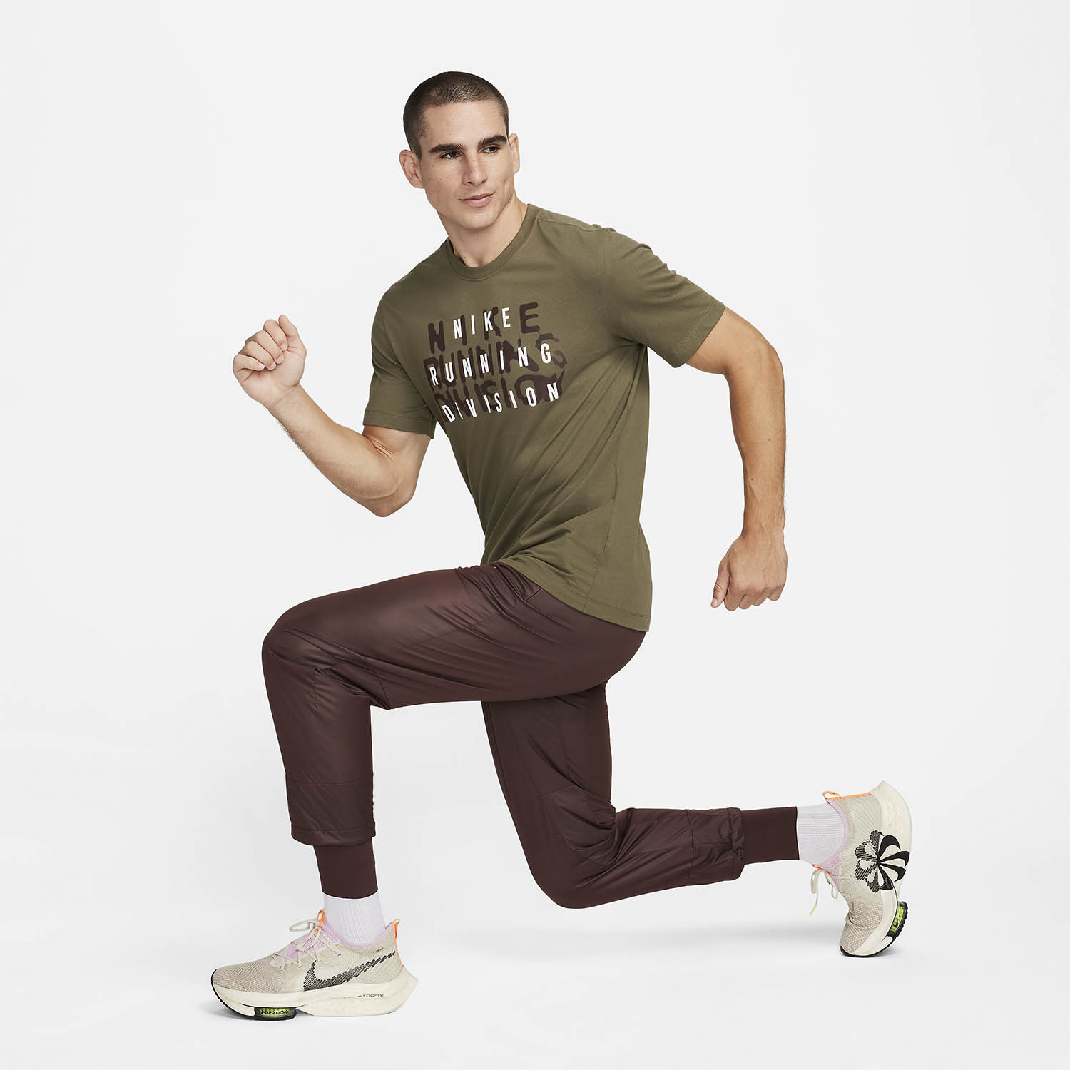 Nike Storm-FIT Run Division Phenom Pantaloni Earth/Black Reflective