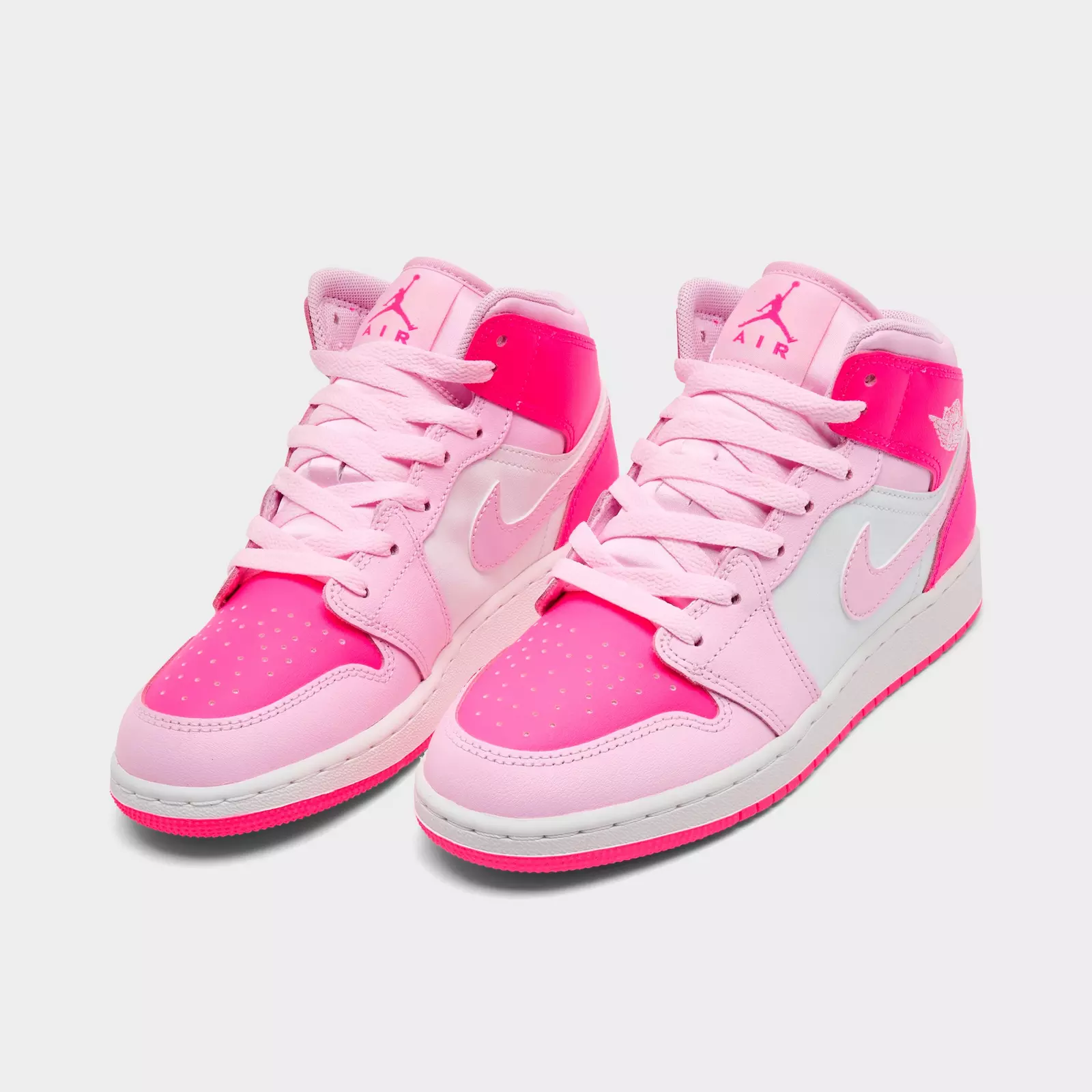 Big Kids' Air Jordan Retro 1 Mid Casual Shoes