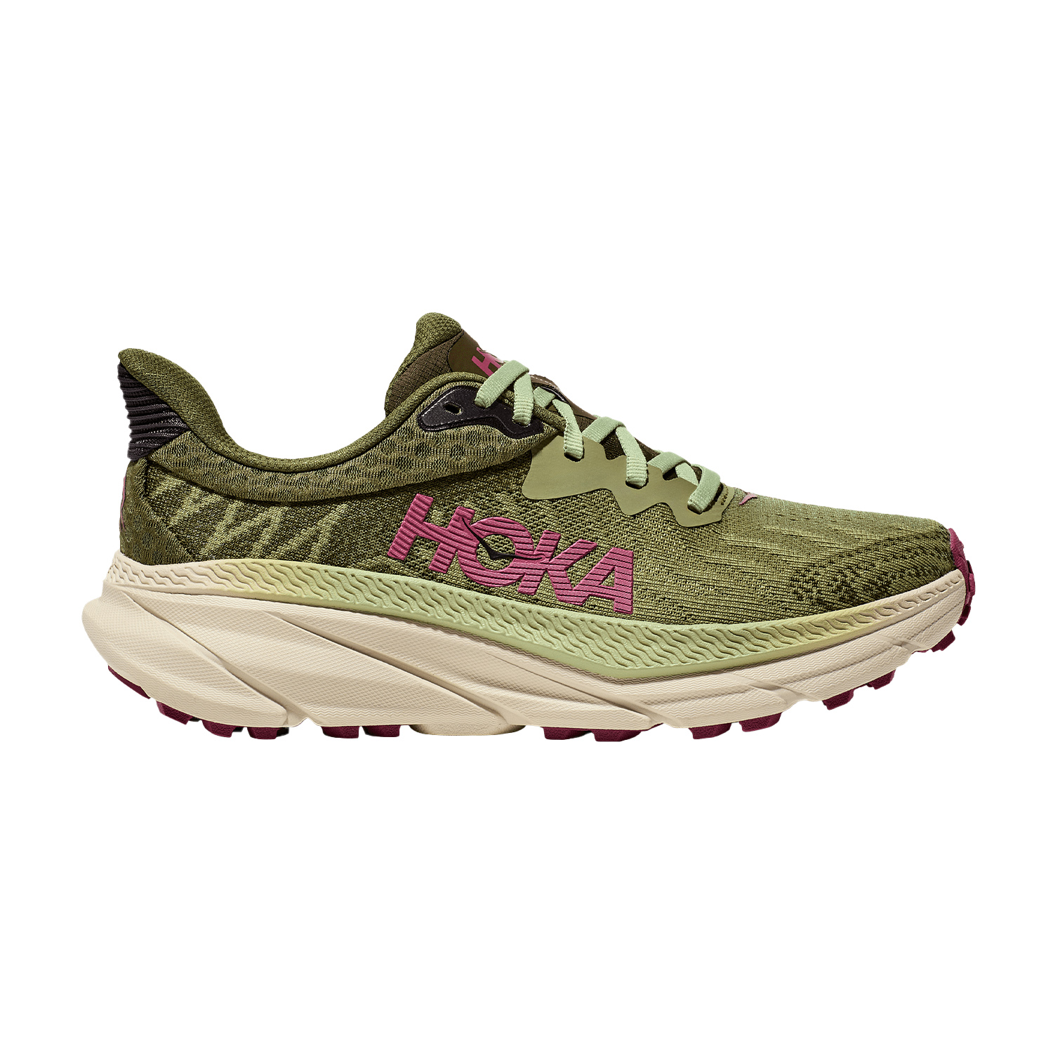 Hoka Challenger 7 Forest Floor/Beet Root