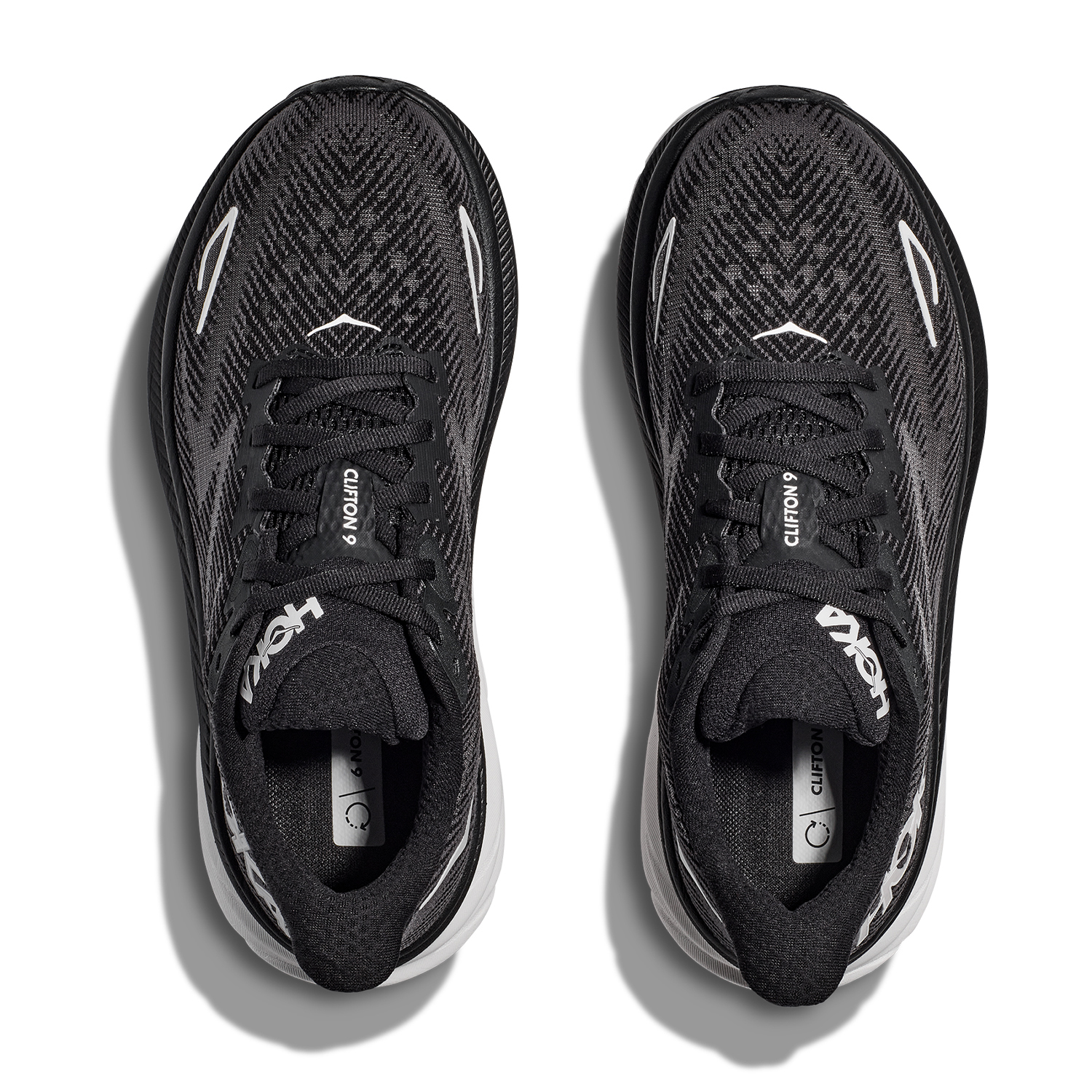 Hoka Clifton 9 Wide Black/White