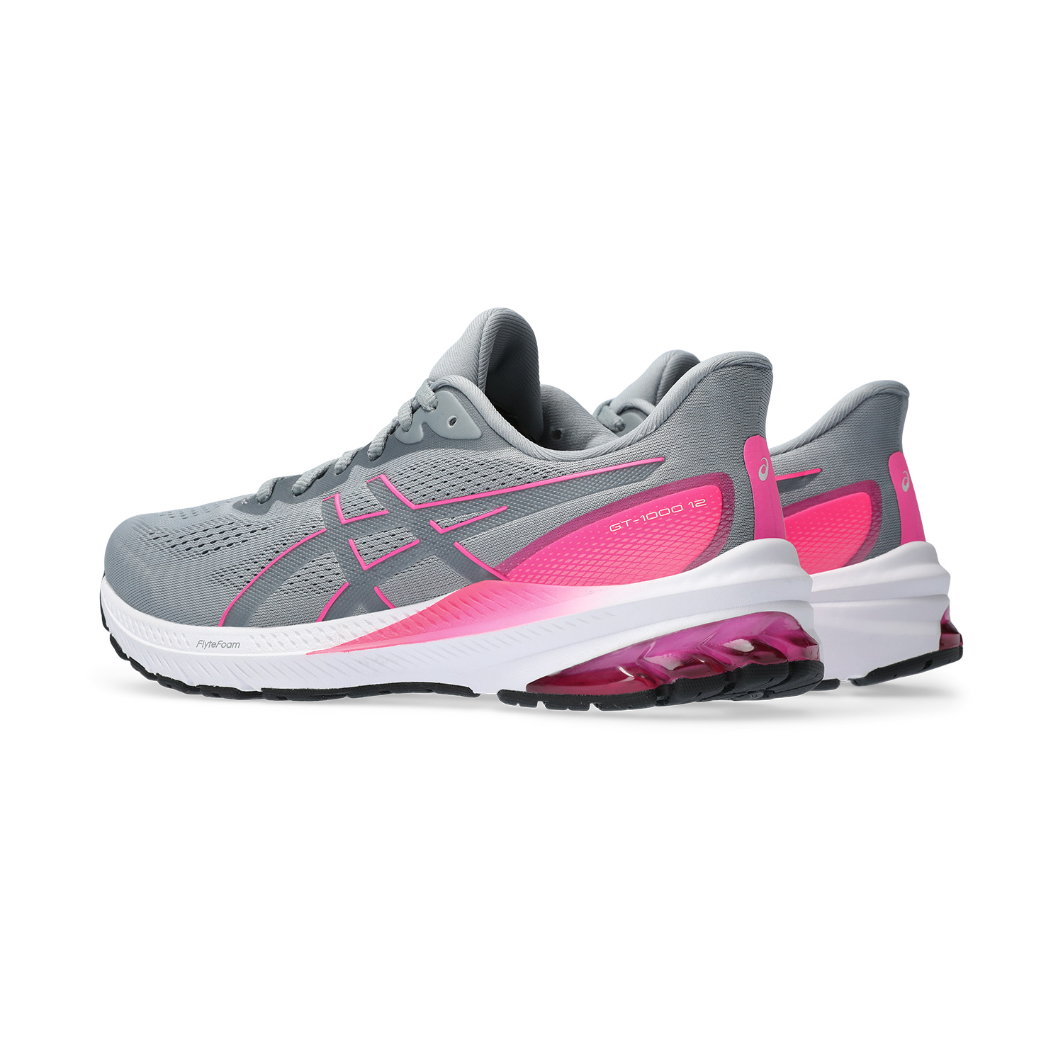 Asics GT 1000 12 Sheet Rock/Hot Pink