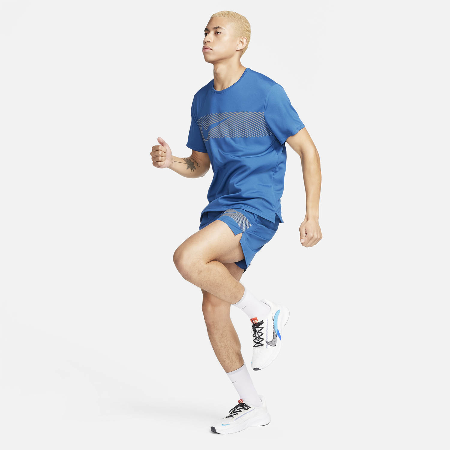 Nike Miler Flash Maglietta Court Blue/Reflective Silver