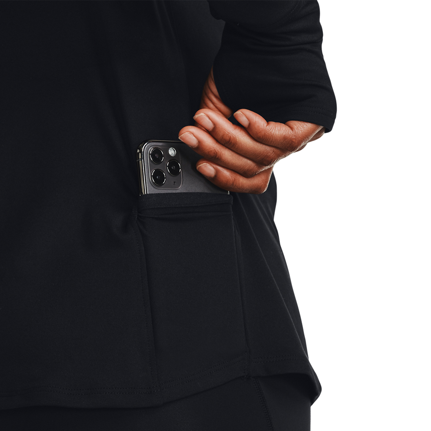 Under Armour Qualifier Run 2.0 Maglia Black/Reflective