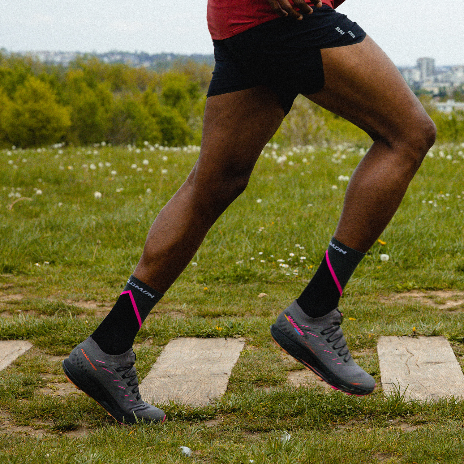 Salomon Pulsar Trail Pro 2 Plum Kitten/Black/Pink Glo