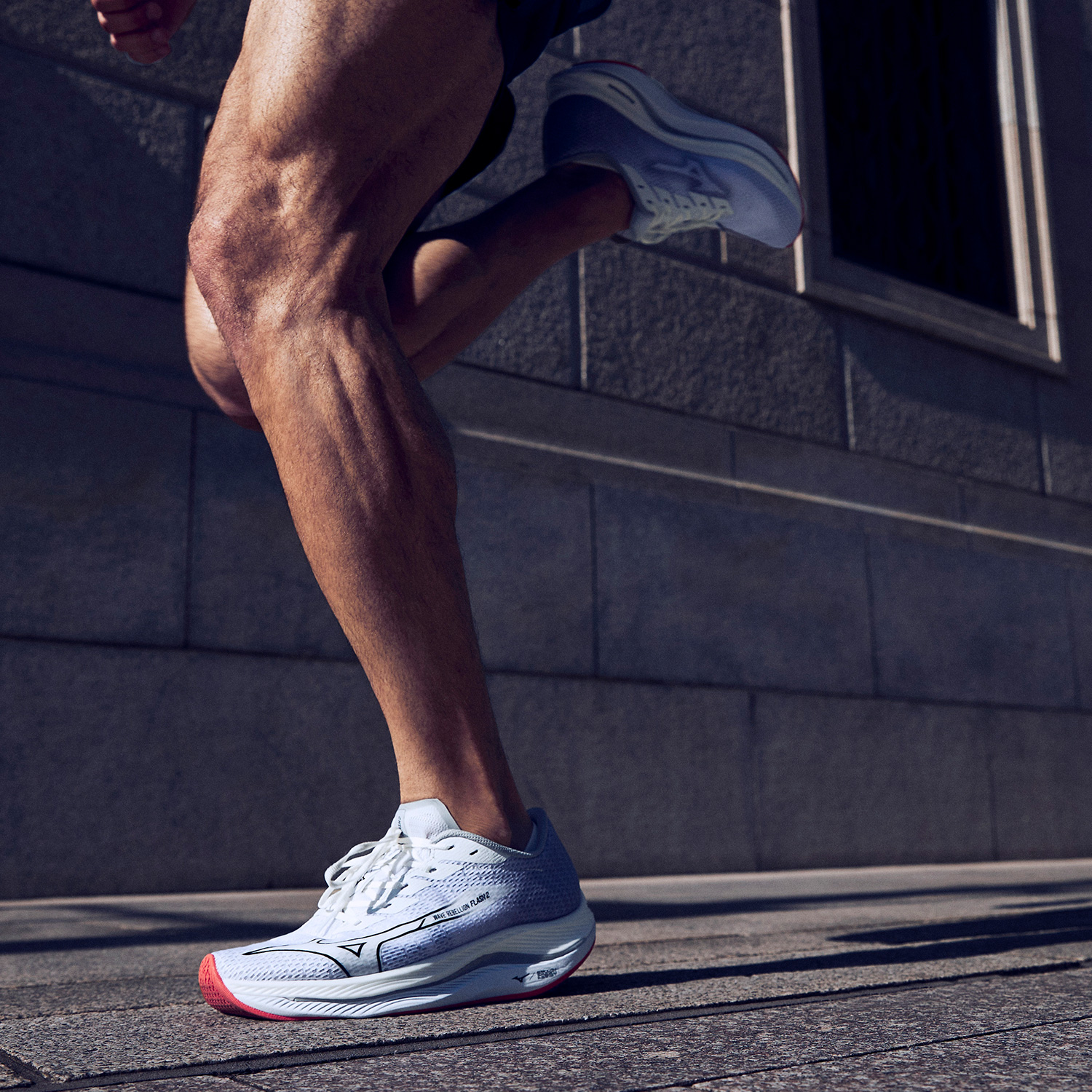 Mizuno Wave Rebellion Flash 2 White/Black/Harbor Mist