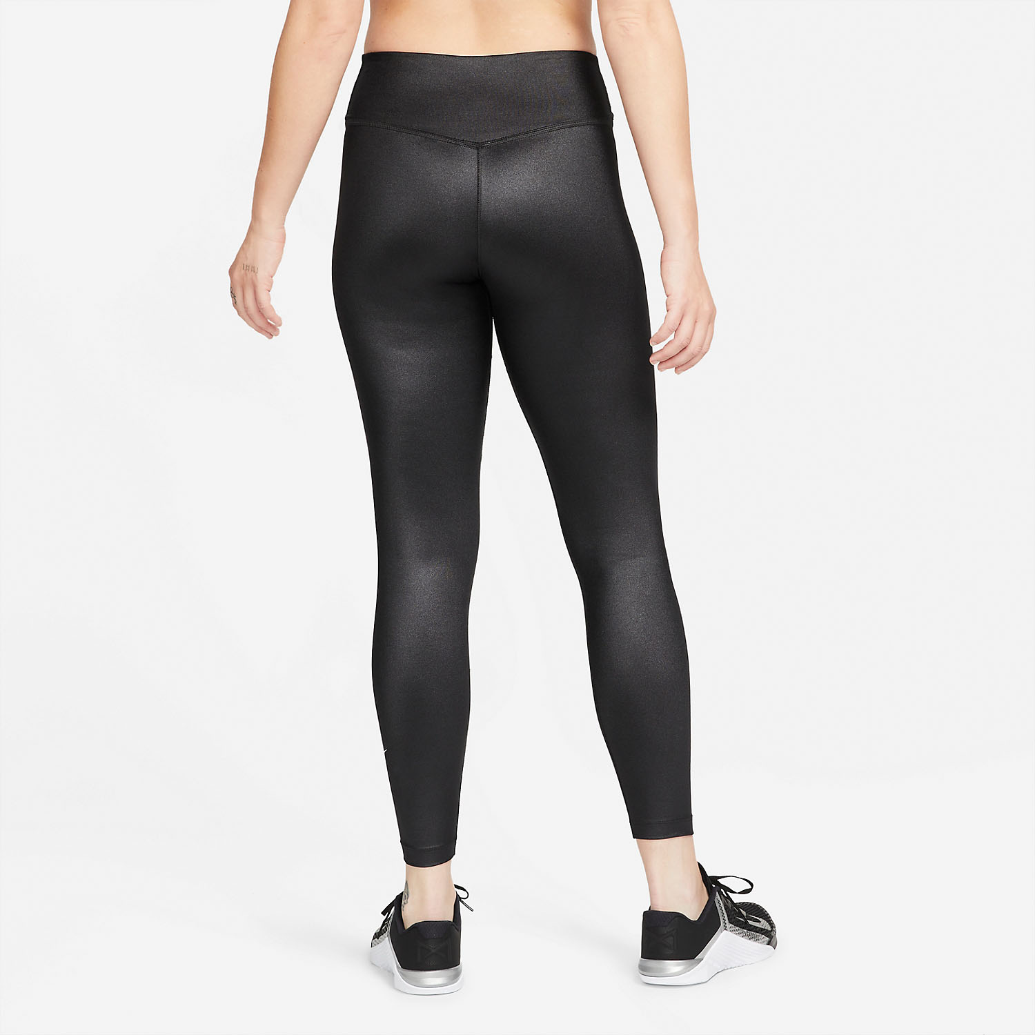 Nike Dri-FIT One Shine Tights Black/White