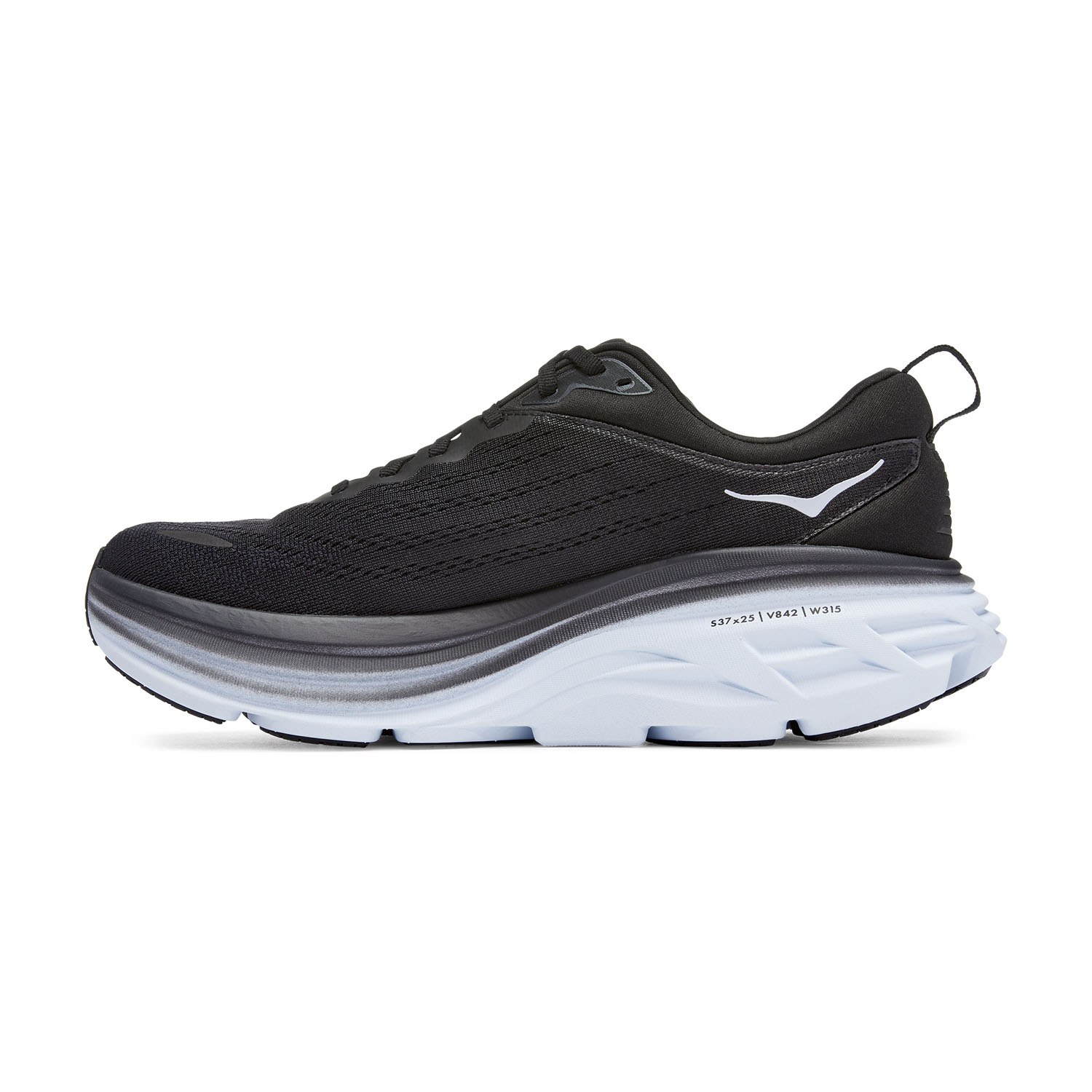 Hoka Bondi 8 Wide Black/White