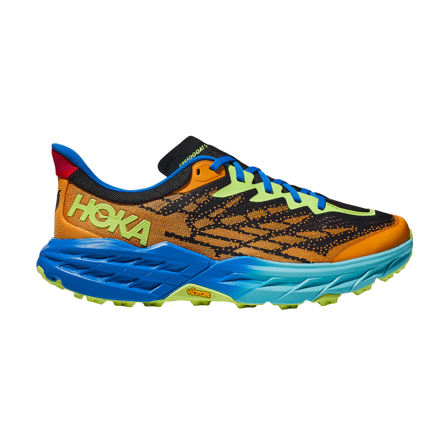 Hoka Speedgoat 5 Solar Flare/Diva Blue