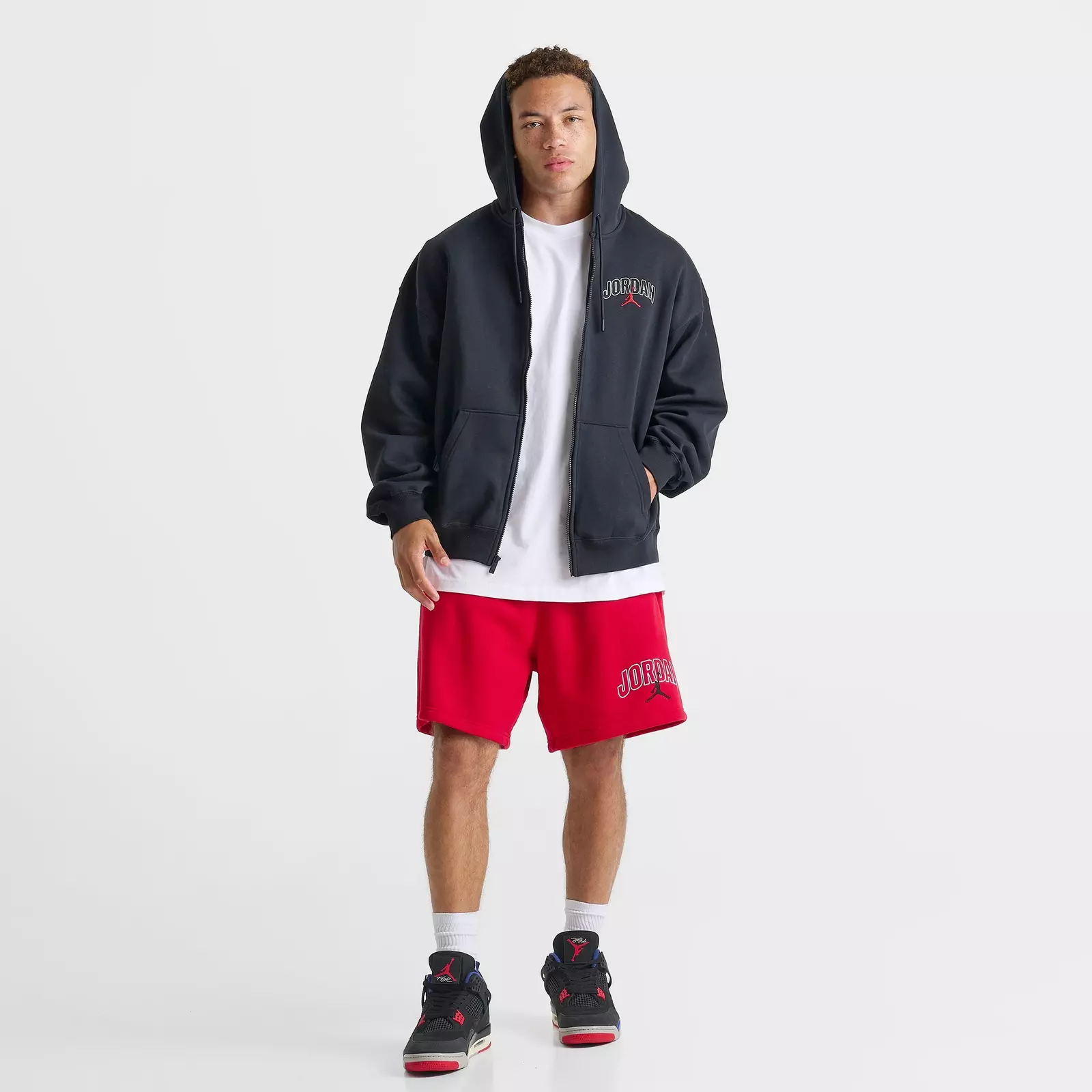 Men's Jordan Brooklyn Fleece Oversized Full-Zip Hoodie