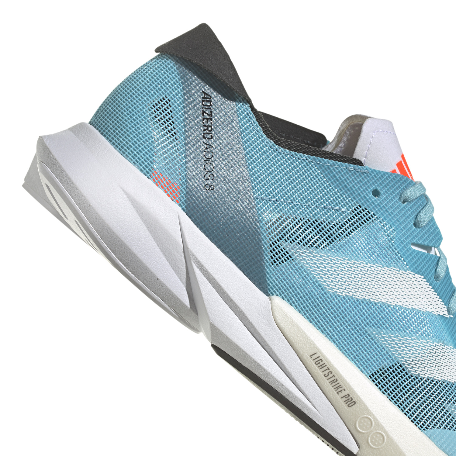 adidas adizero Adios 8 Light Aqua/FTW White/Magic Grey Met