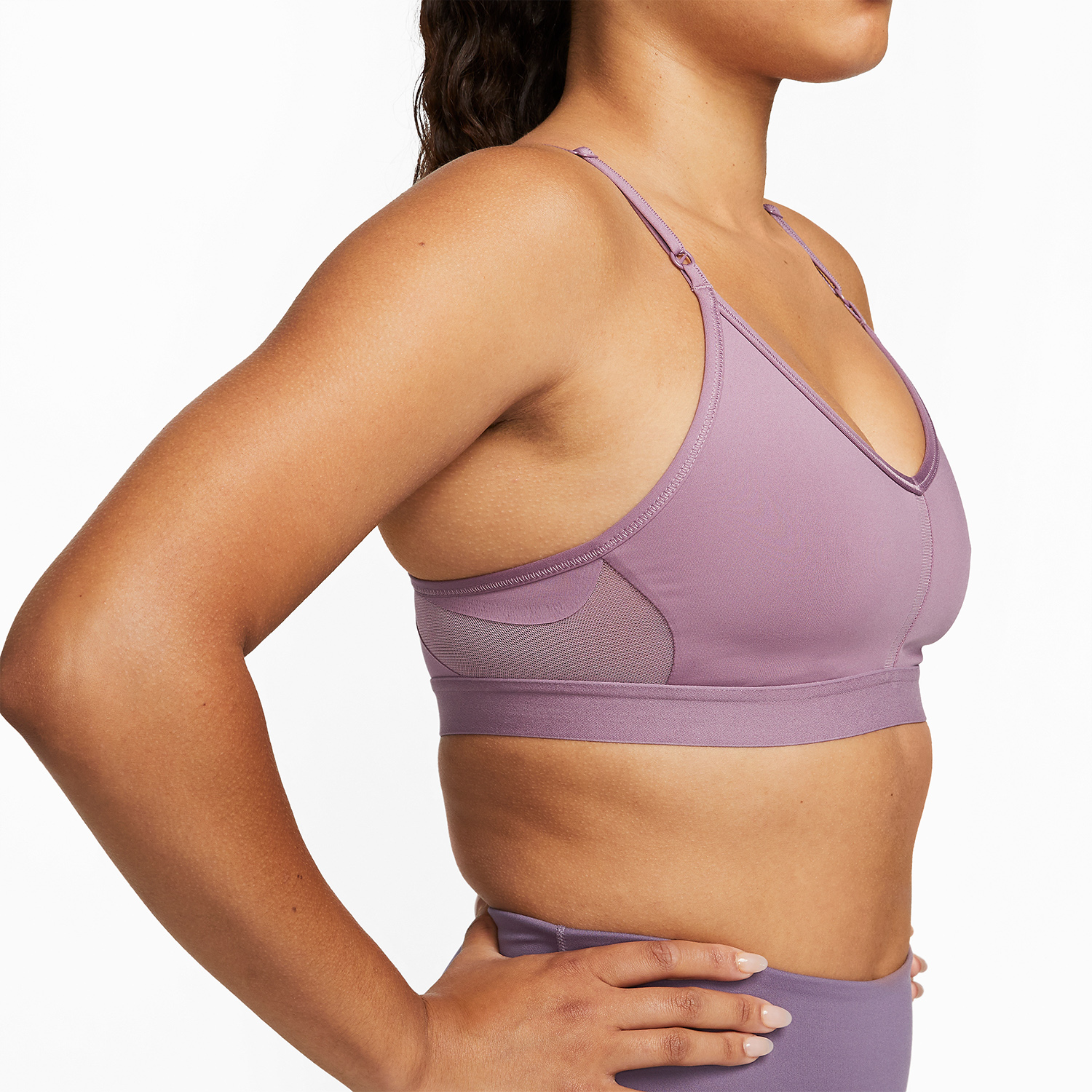 Nike Indy Reggiseno Sportivo Violet Dust/White