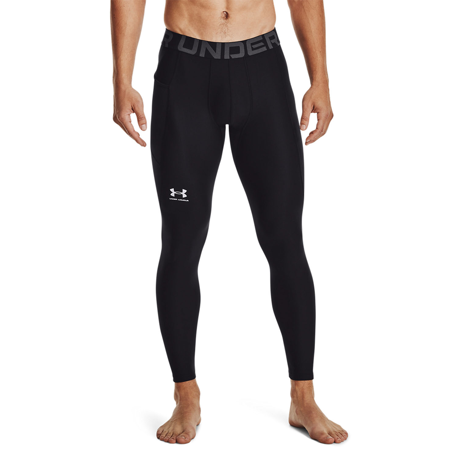 Under Armour HeatGear Calzamaglia Black/White