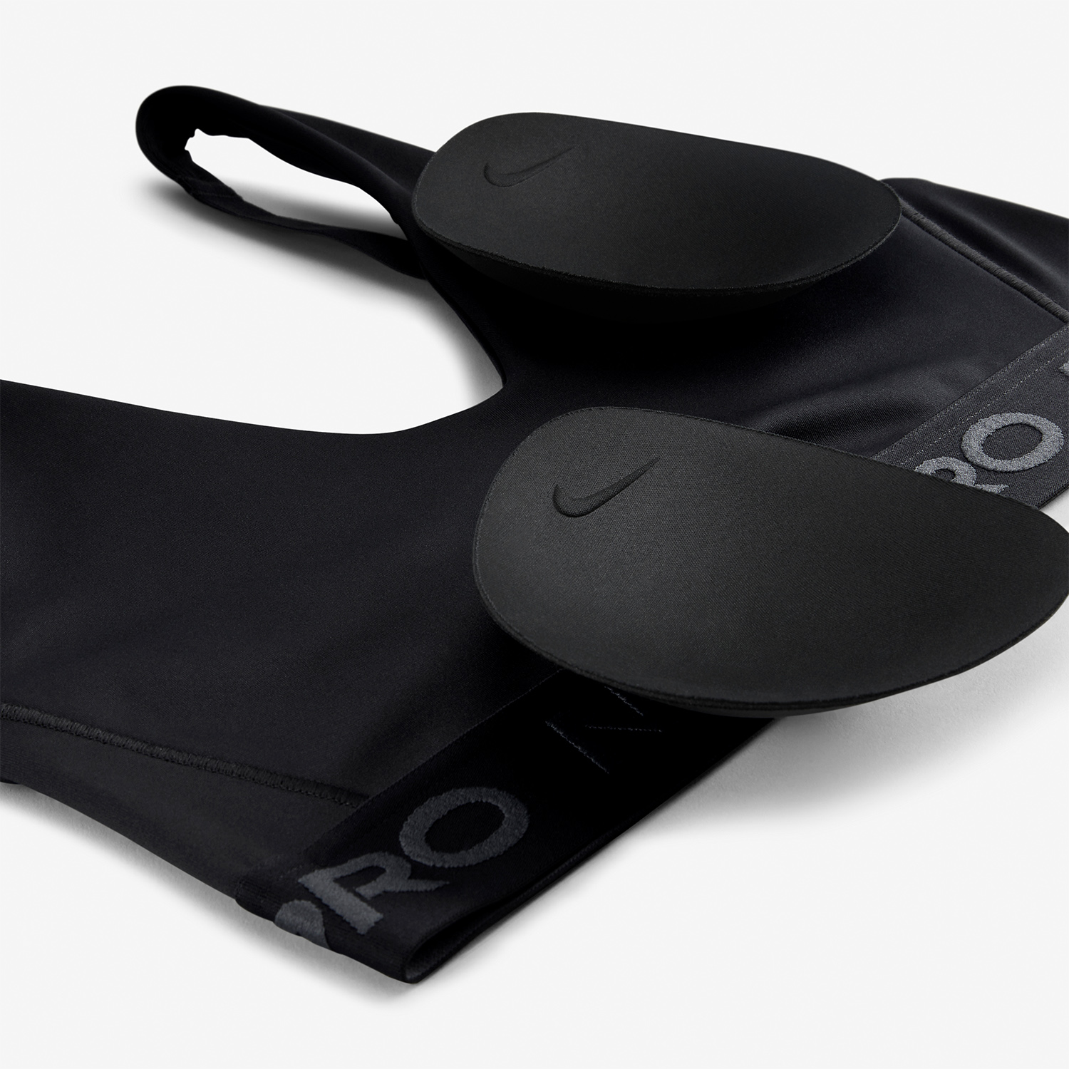 Nike Pro Indy Plunge Reggiseno Sportivo Black/Anthracite/White