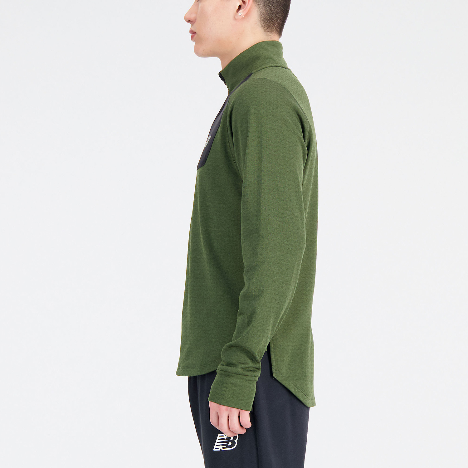 New Balance Heat Maglia Kombu Heather