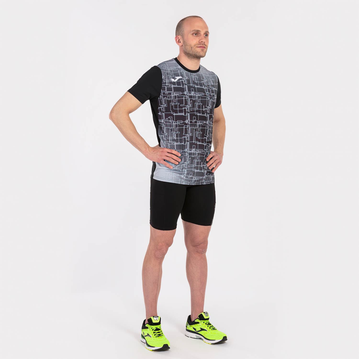 Joma Elite VIII Maglietta Black