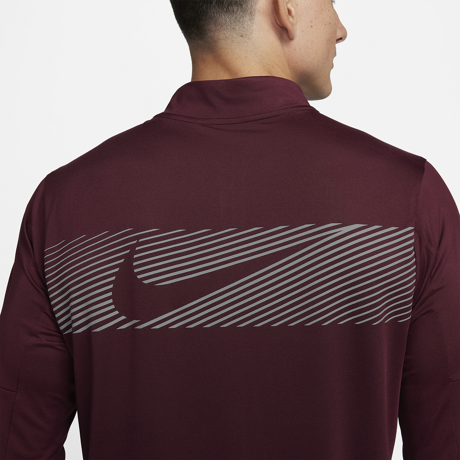 Nike Element Flash Maglia Night Maroon/Reflective Silver