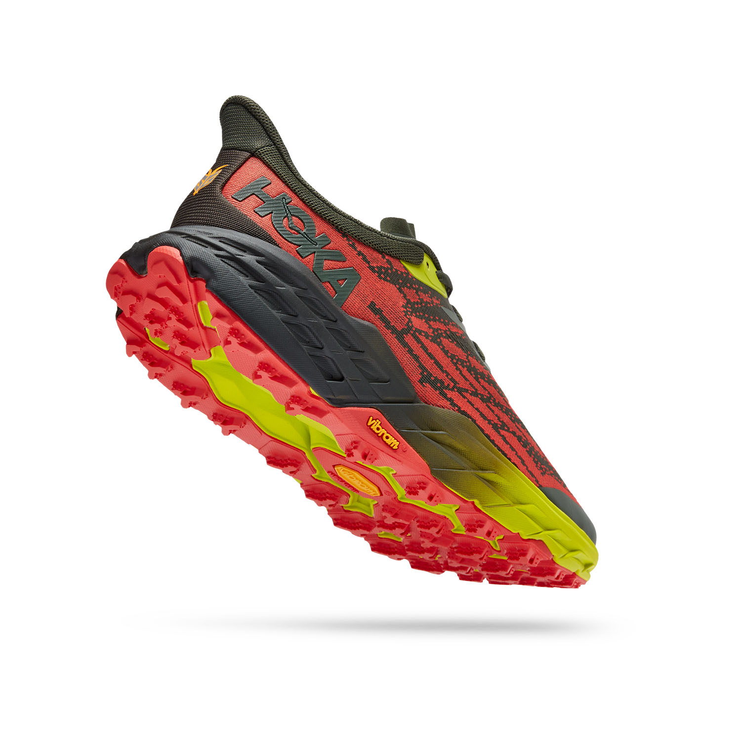 Hoka Speedgoat 5 Wide Thyme/Fiesta