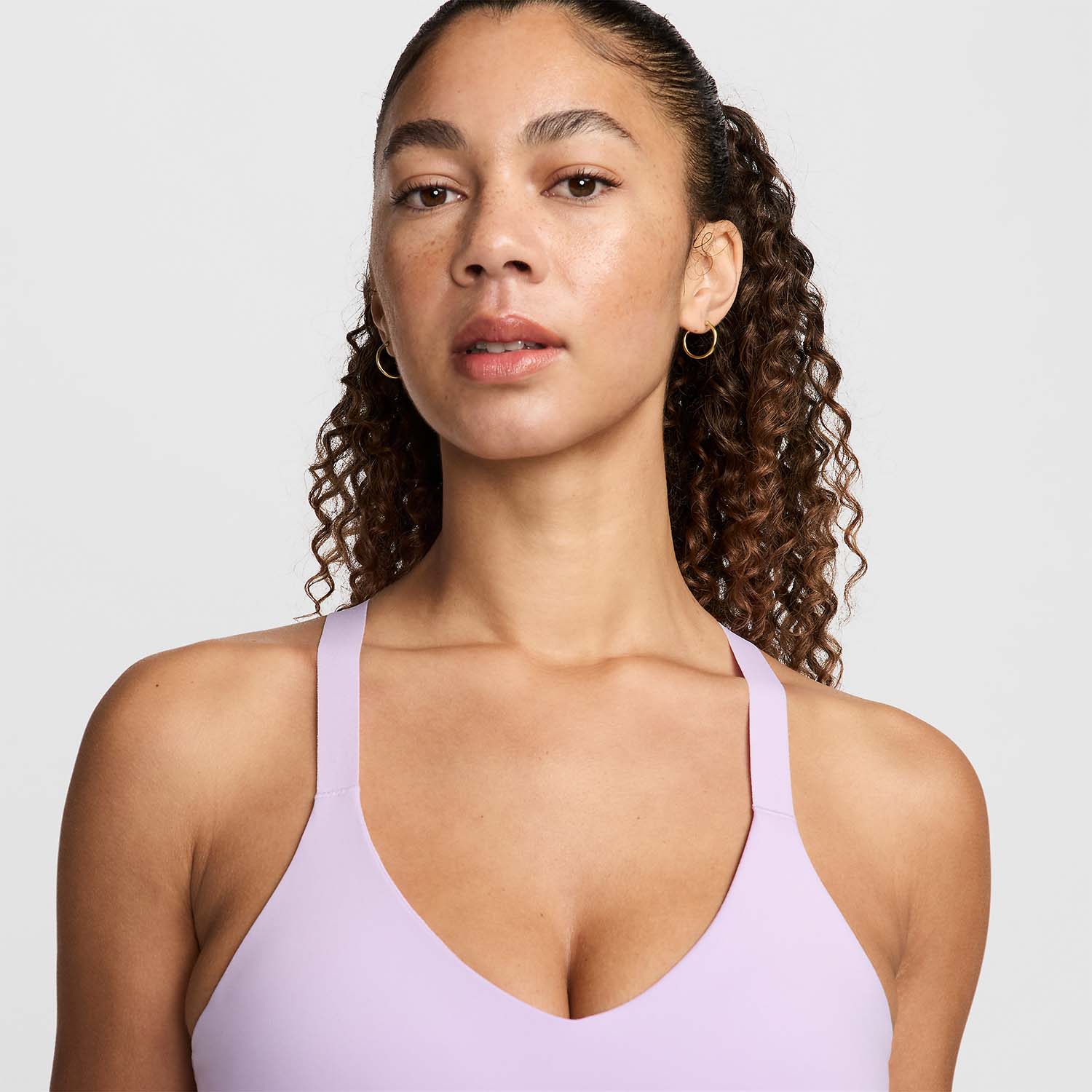 Nike Indy Crew Reggiseno Sportivo Lilac Bloom
