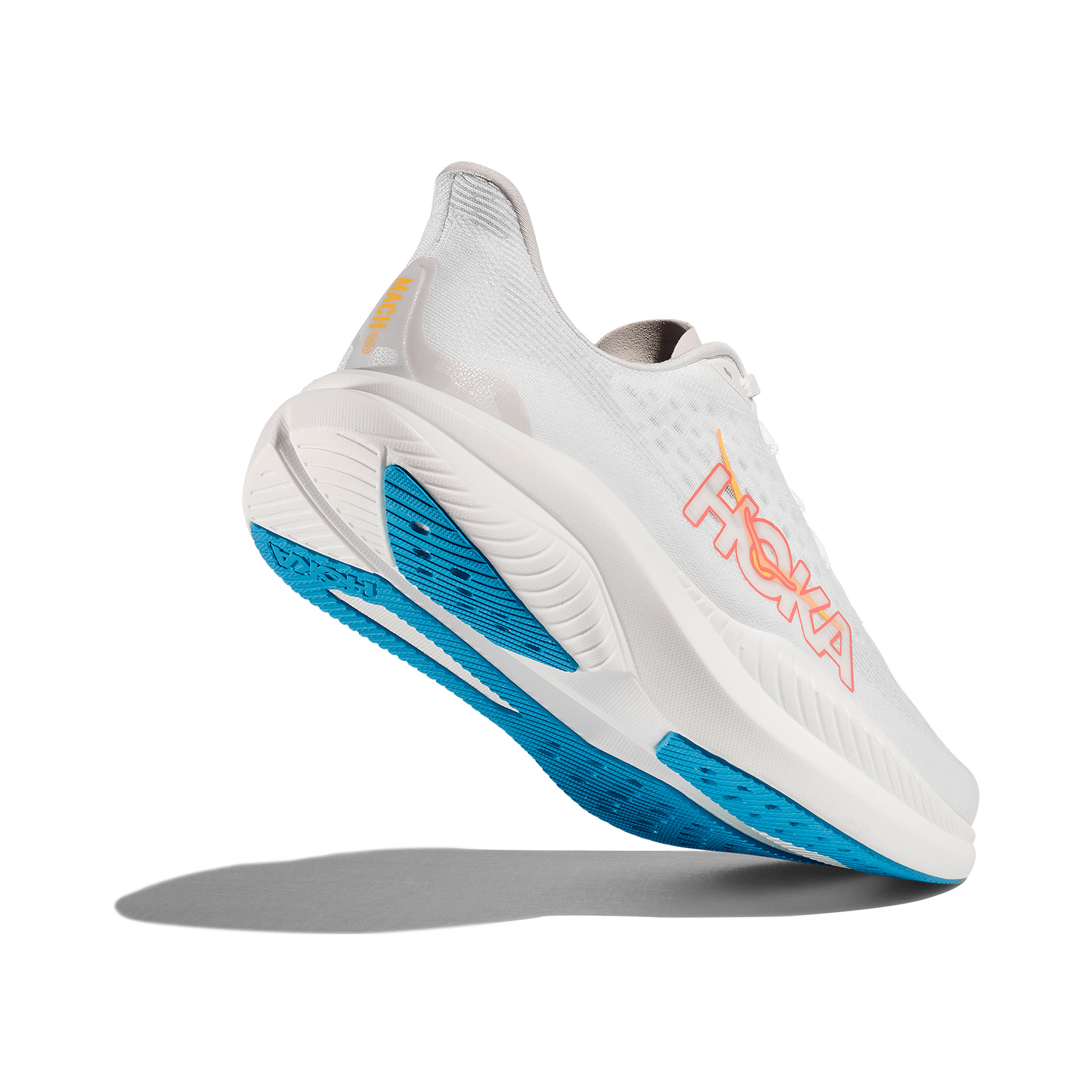 Hoka Mach 6 White/Nimbus Cloud