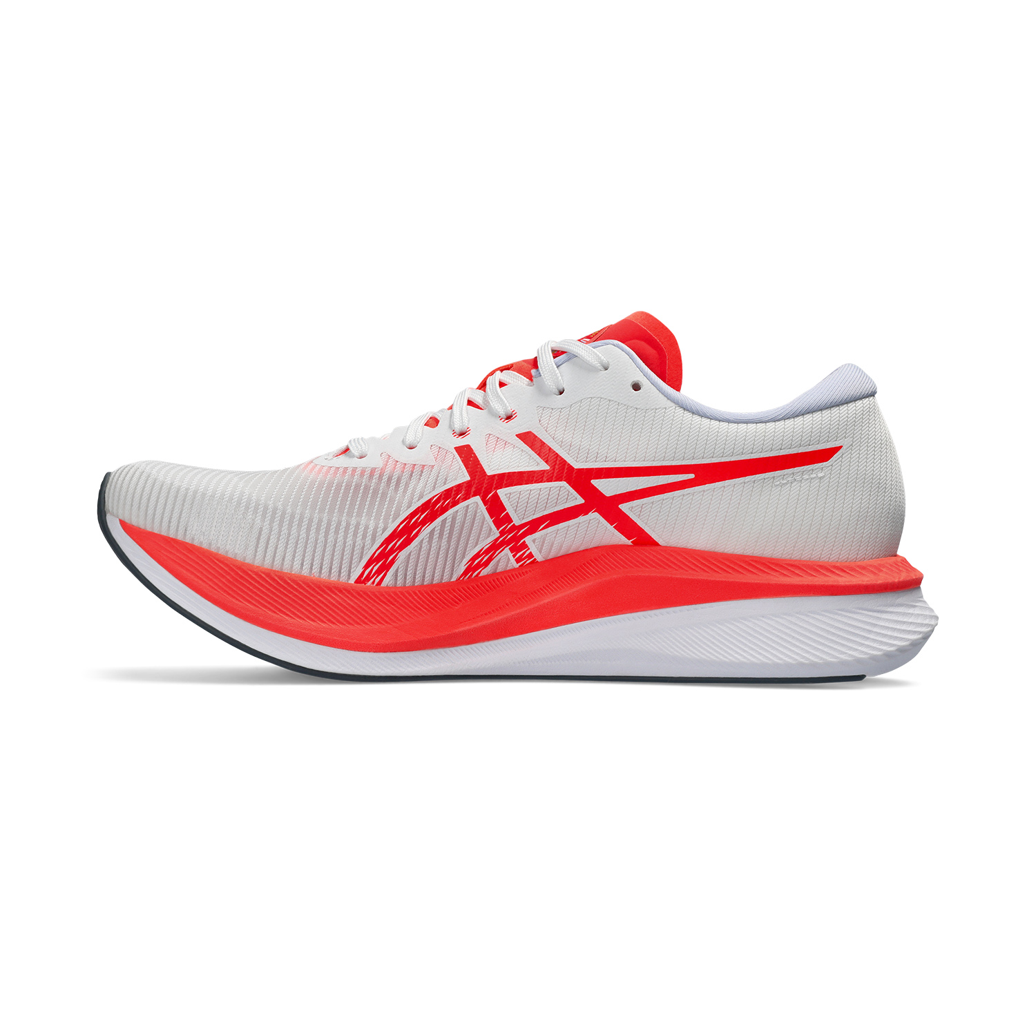 Asics Magic Speed 3 White/Sunrise Red